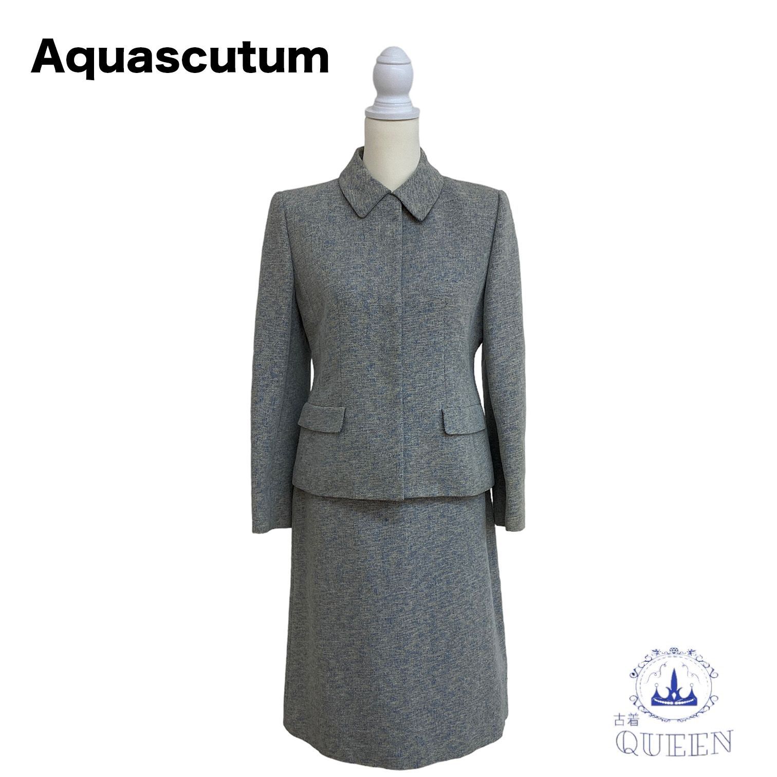 訳アリ】 Aquascutum アクアスキュータム スーツ フォーマル スカート