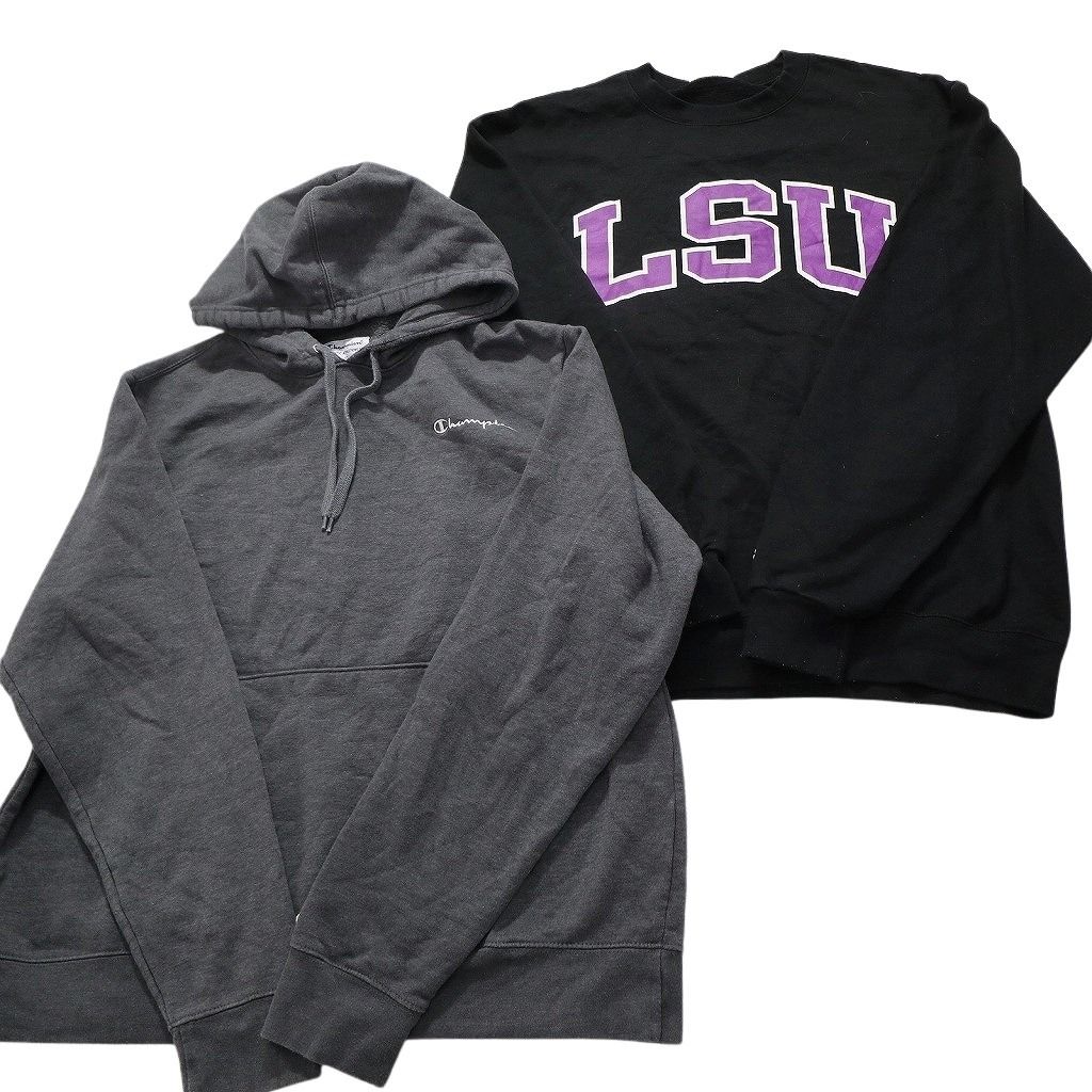 古着卸 チャンピオン Champion スウェット 8枚セット メンズ L LSU カレッジ風 フーディー アーチロゴ 古着 NC3902 USTAUSTRALIA_COM_AU