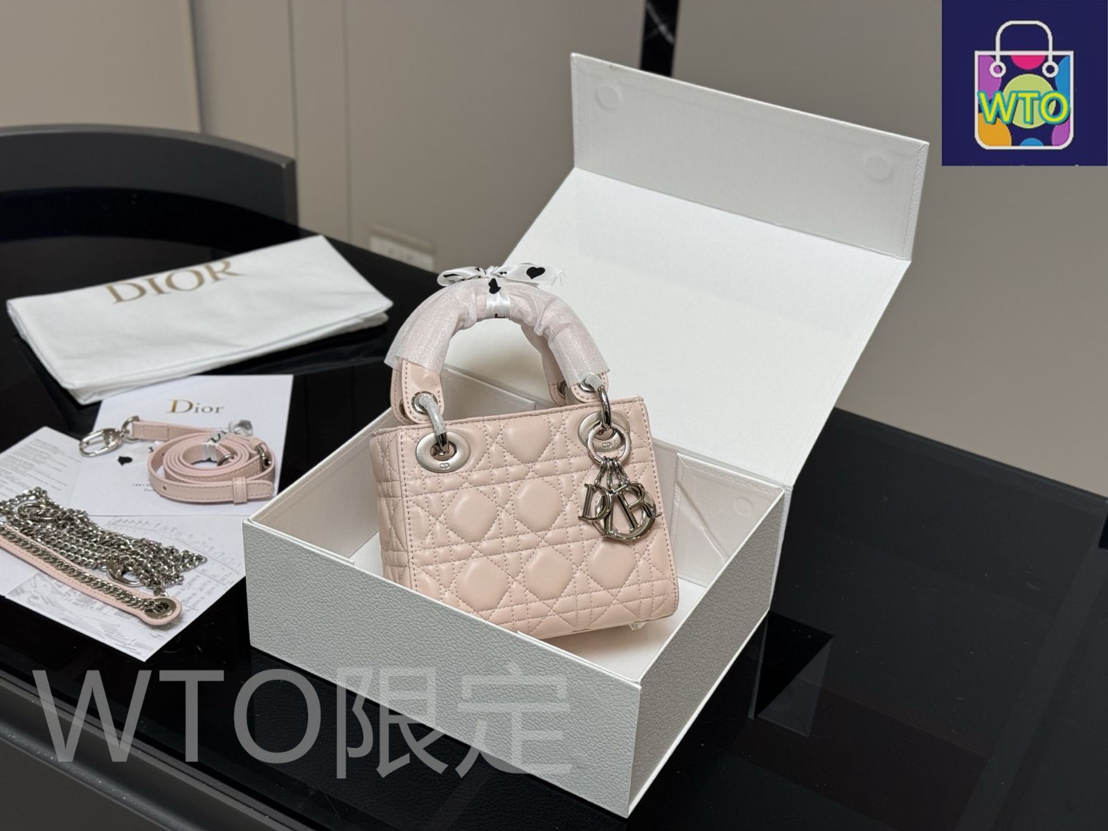 今日 Dior Lady Dior ラムスキンバージョン ディオール レディー ディオール ラムスキンバージョン -WTO輸入2