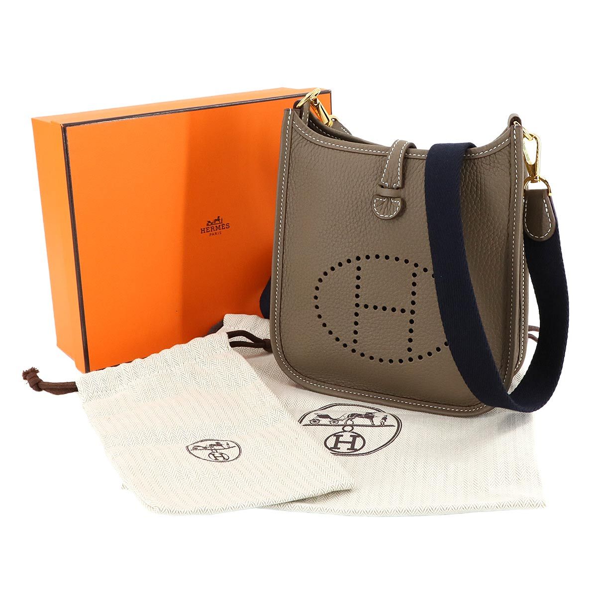 未使用 展示品 エルメス HERMES エブリン アマゾン TPM ショルダー