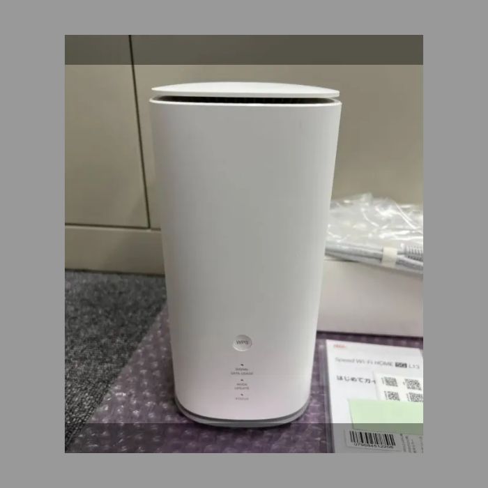 「品」 Speed Wi-Fi HOME 5G L13 ホワイト ZTR02 判定〇 2024年1月製