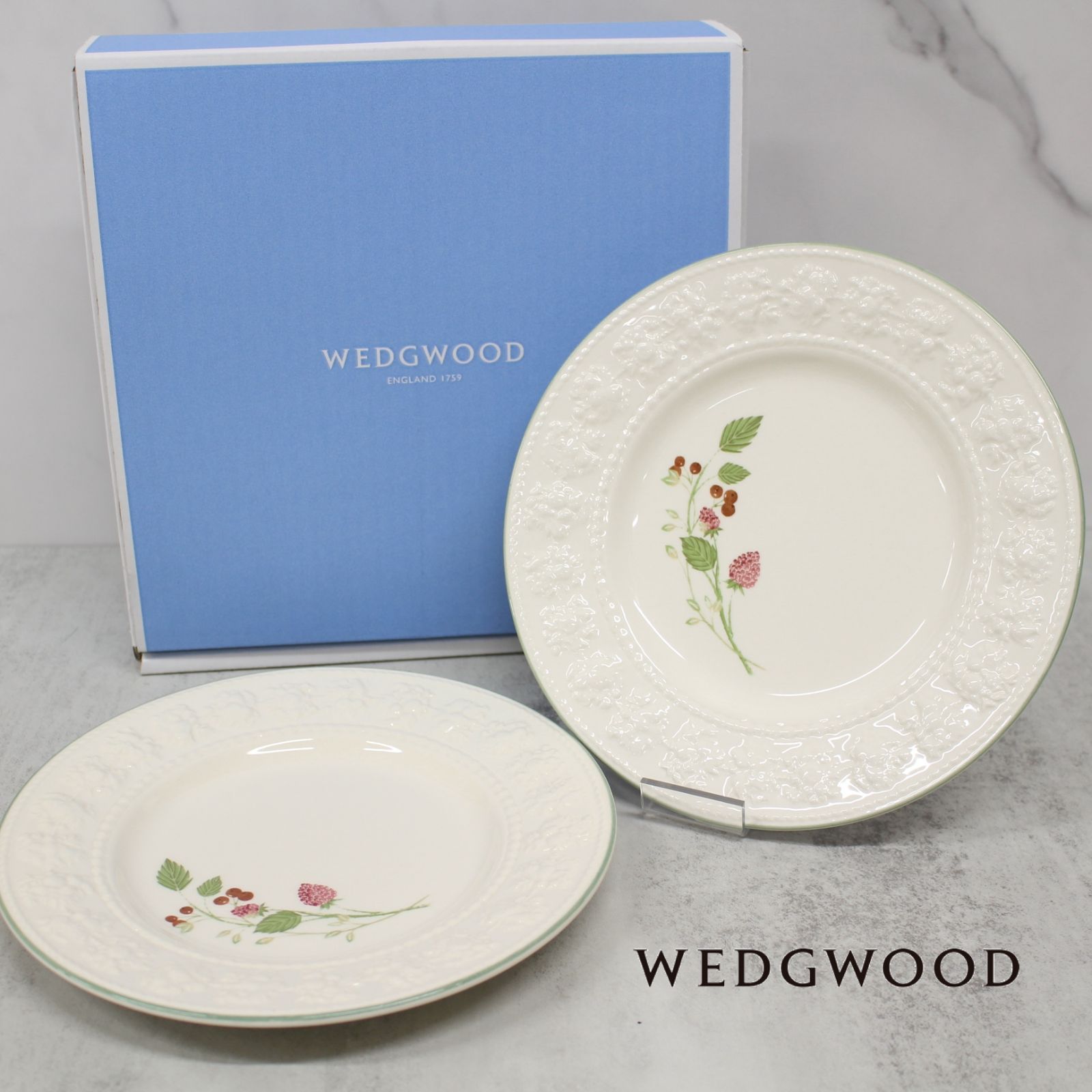 S113)【未使用】WEDGWOOD/ウェッジウッド FESTIVITY RASPBERRY/フェス