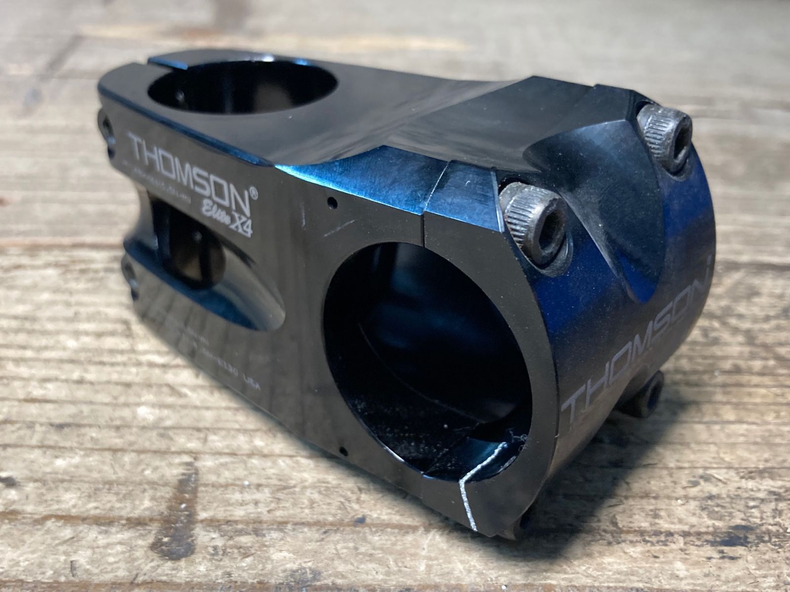 JG168 トムソン THOMSON ELITE X4 ステム 50mm Φ31.8 黒 ※フェイスプレート割れのためジャンク