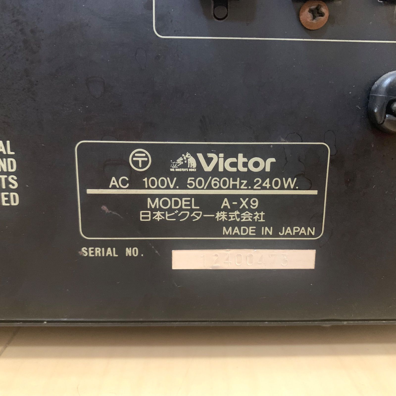  Victor ビクター A-X 9 アンプ その他 アンプ