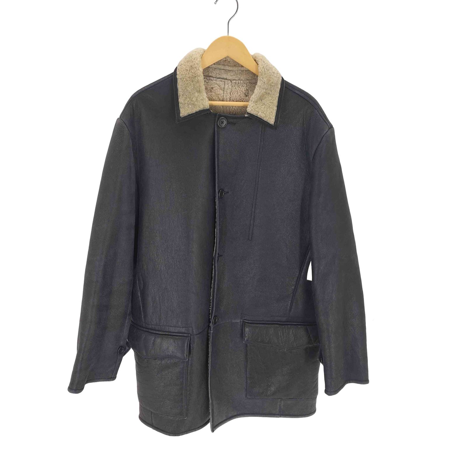 ノーティカ NAUTICA 00s ボアレザーコート メンズ JPN：L 