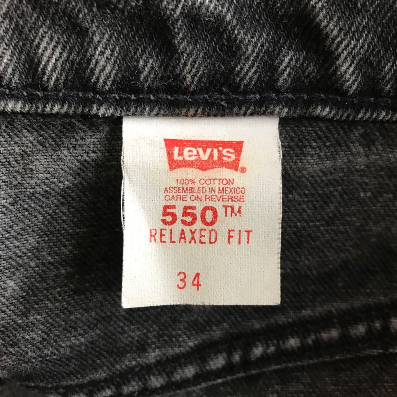 90s Levi's 550 RELAXED FIT BLACK リーバイス ブラックデニム
