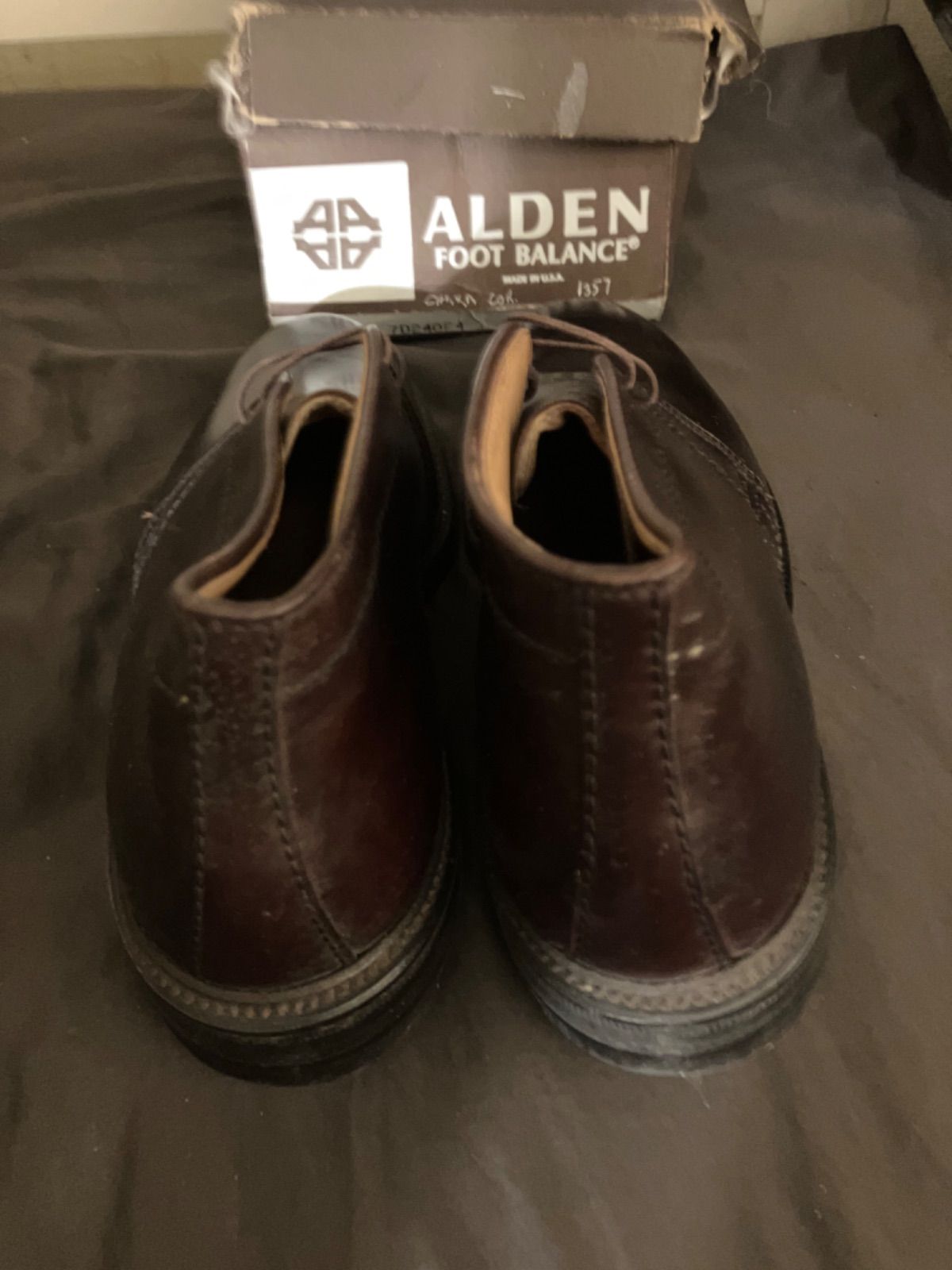 18.92万 オールデン Alden 新品 コードバン チャッカブーツ 1357 6D 革靴 24.5cm チャッカーブーツ 67年製 1339  1340 9901 990 54321 #8 ジョンロブ LAKOTAHOUSE ラコタハウス エドワードグリーン - メルカリ