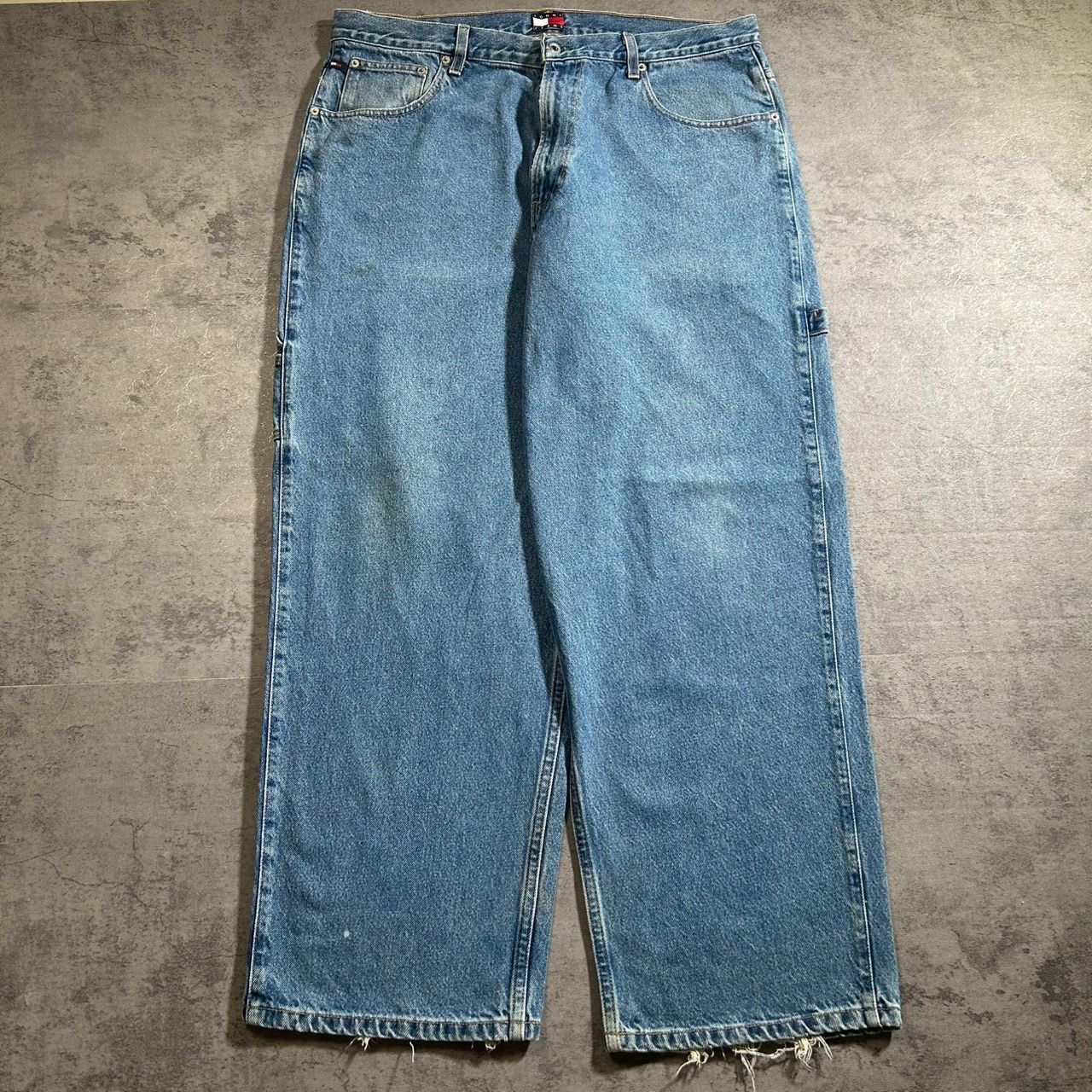 90s TOMMY JEANS トミージーンズ ペインターパンツ バギーデニム