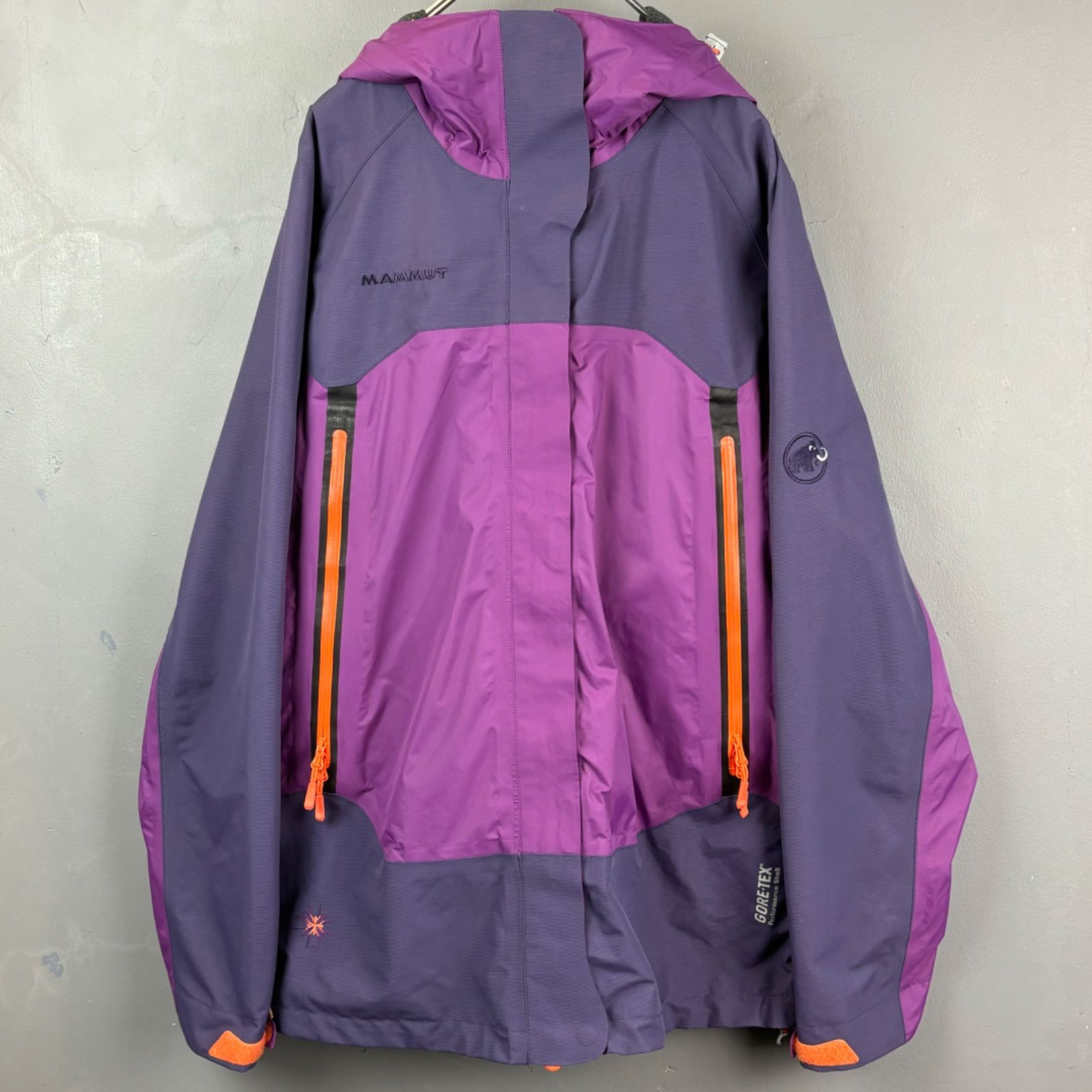 MAMMUT GORE-TEX MAVA Jacket Full Zip 100% Nylon Purple マムート  