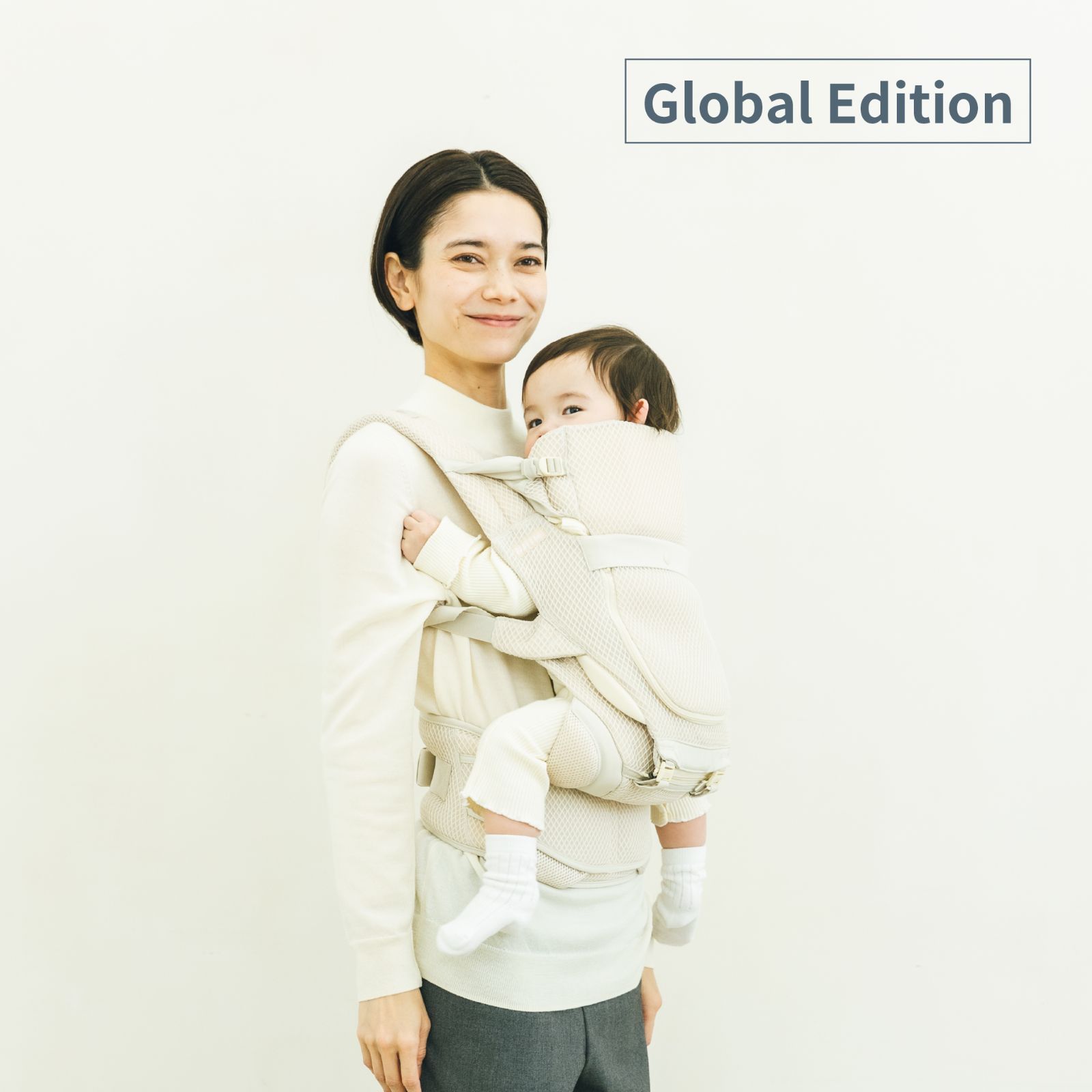 公式2年保証 BABY-Me | アウトレット Beren firstセット Global Edition エクルベージュ 抱っこ紐 新生児から使える ヒップシート付抱っこ紐 首座り前 人間工学 メッシュ 多機能 ベビーキャリア ヒップシートキャリア STEELWINDOWSANDDOORS_COM