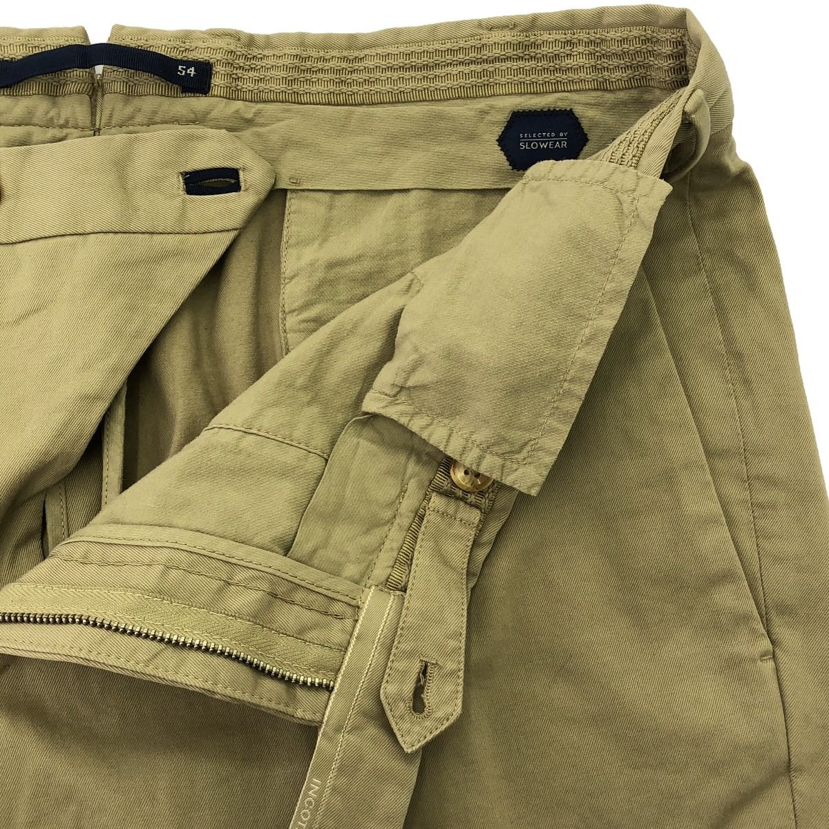 インコテックス ロイヤルバタヴィア コットンストレッチパンツ 50 ベージュ インコテックス ロイヤルバタヴィア コットンストレッチパンツ 50