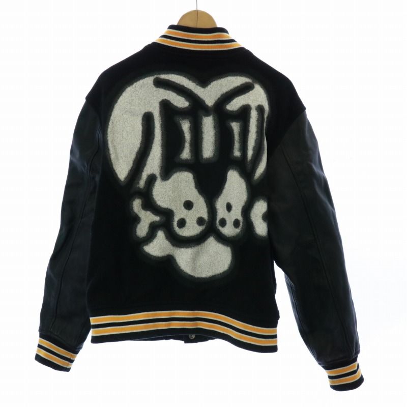 シュプリーム SUPREME sancheeto 18FW Bone Varsity Jacket スタジャン 