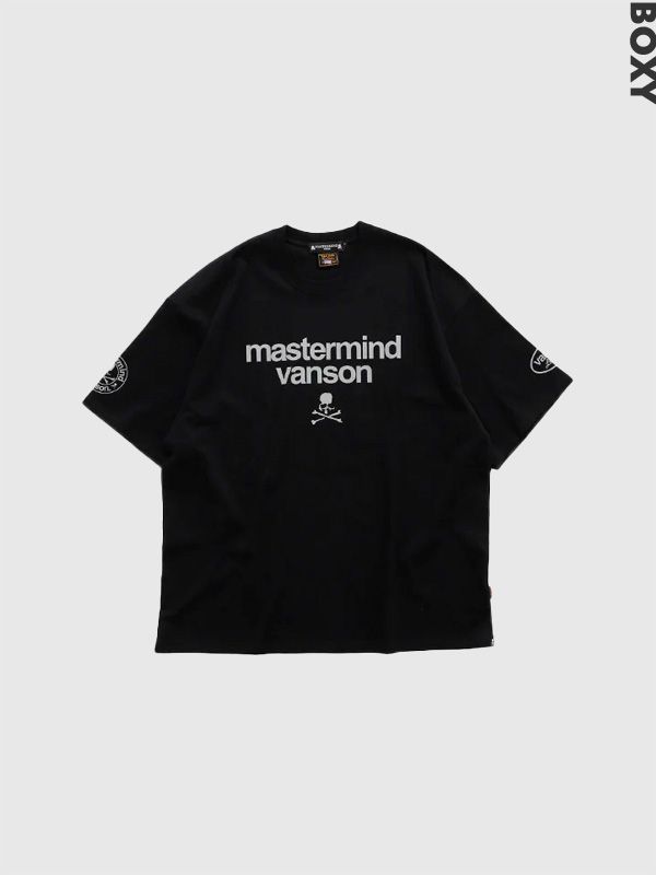 VANSON × MASTERMIND WORLD BOXY BONE S/S TEE マスターマインド ワールド バンソン Tシャツ メンズ  レディ―ス ブランド ボーン 半袖 MW24C13-TS102 - メルカリ