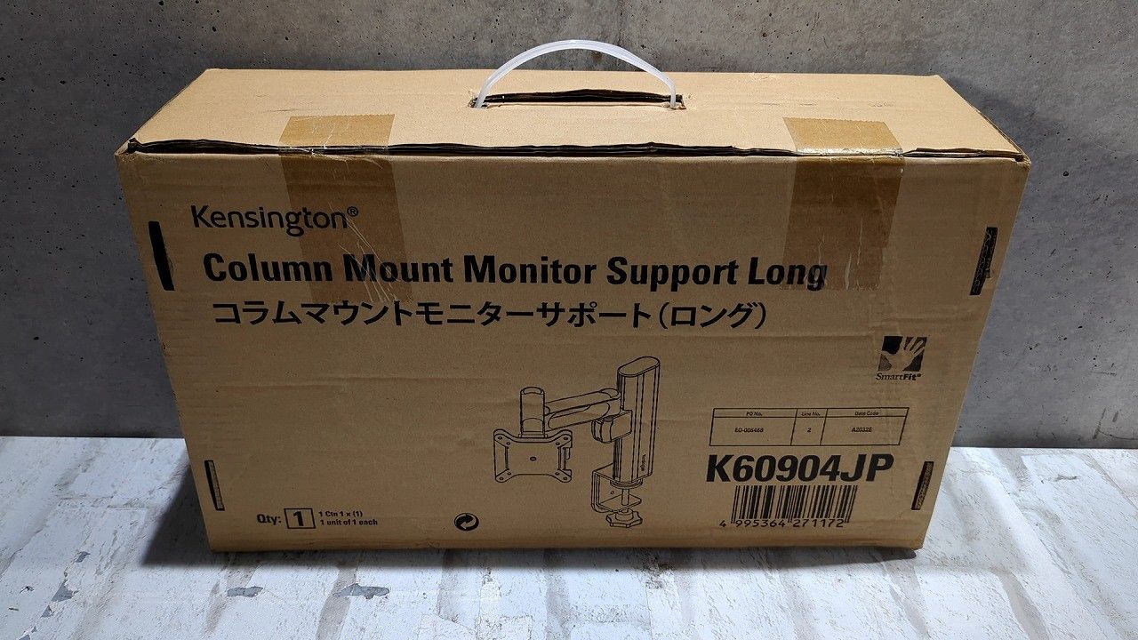 ★新品未使用品★ Kensington ケンジントン SmartFit コラムマウント モニターサポート 液晶ディスプレイ モニターアーム クランプ式 K60904JP ☆★