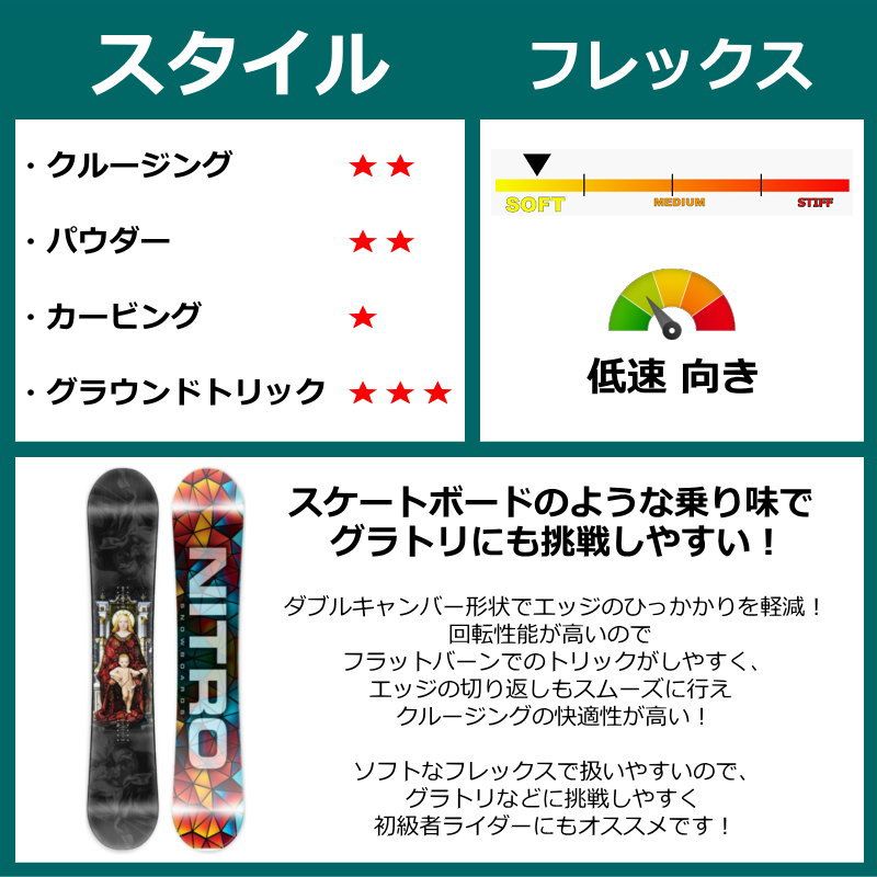 23-24 NITRO DEMAND LTD GULLWING 155cm ナイトロ デマンドリミテッド