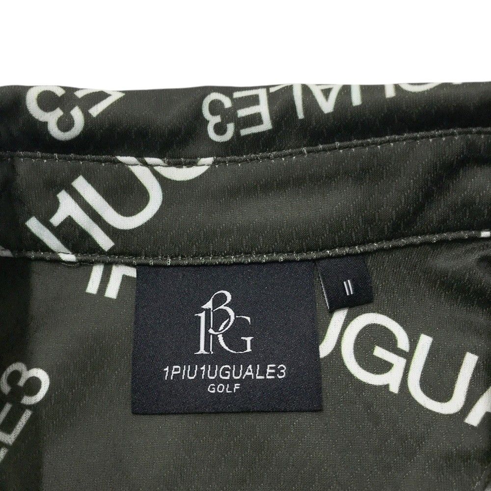 サイズ 2 1PIU1UGUALE3 GOLF GST182 半袖ポロシャツ 総柄 グリーン系 240101472657 ゴルフウェア レディース ストスト DIABETES_MK