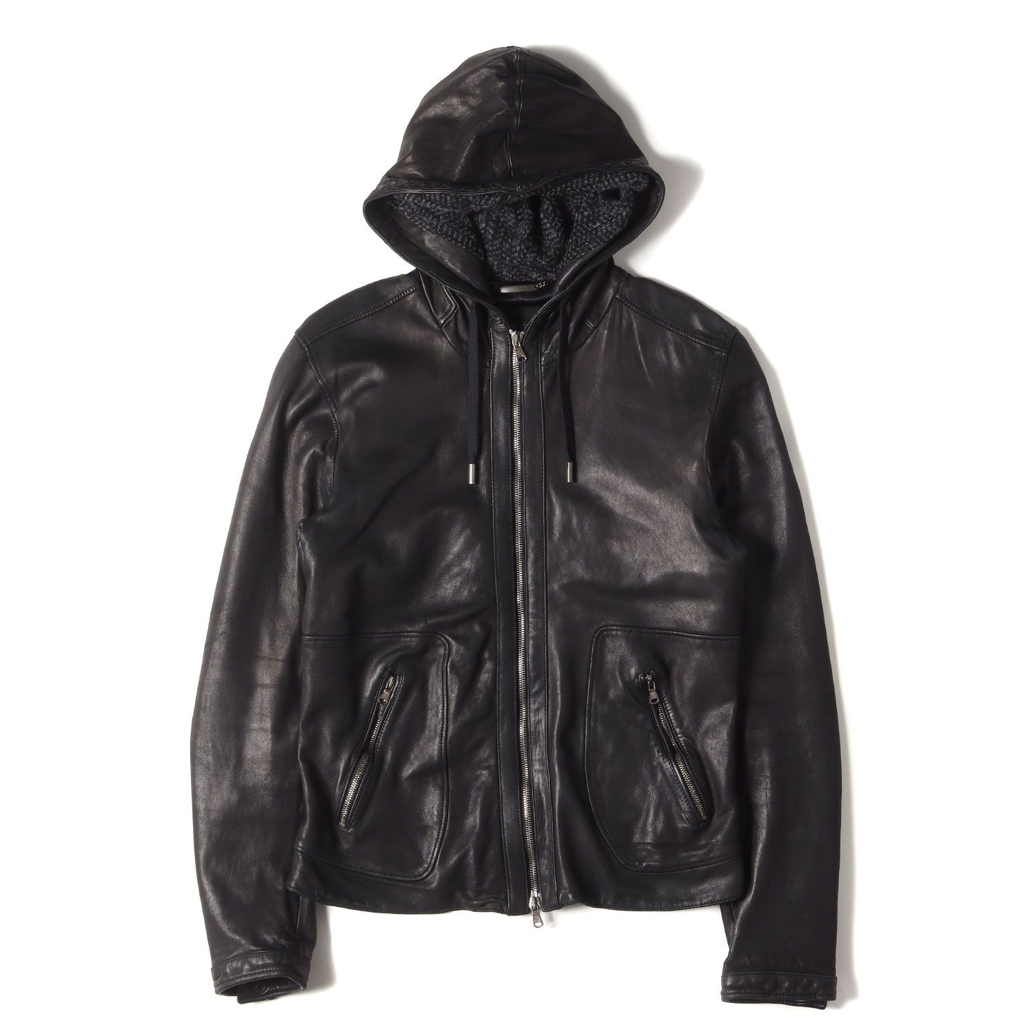 D&G レザージャケット 46 ラムスキン DOLCE & GABBANA レザージャケット 46 Mサイズ - メルカリ