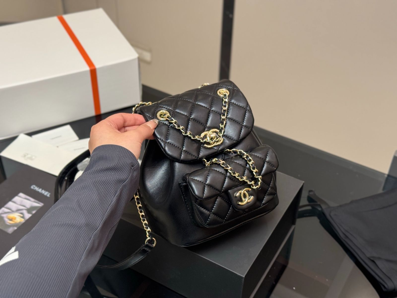 CHANEL バックパック 【今日特価】Chanel Duma 16cm Backpack シャネル