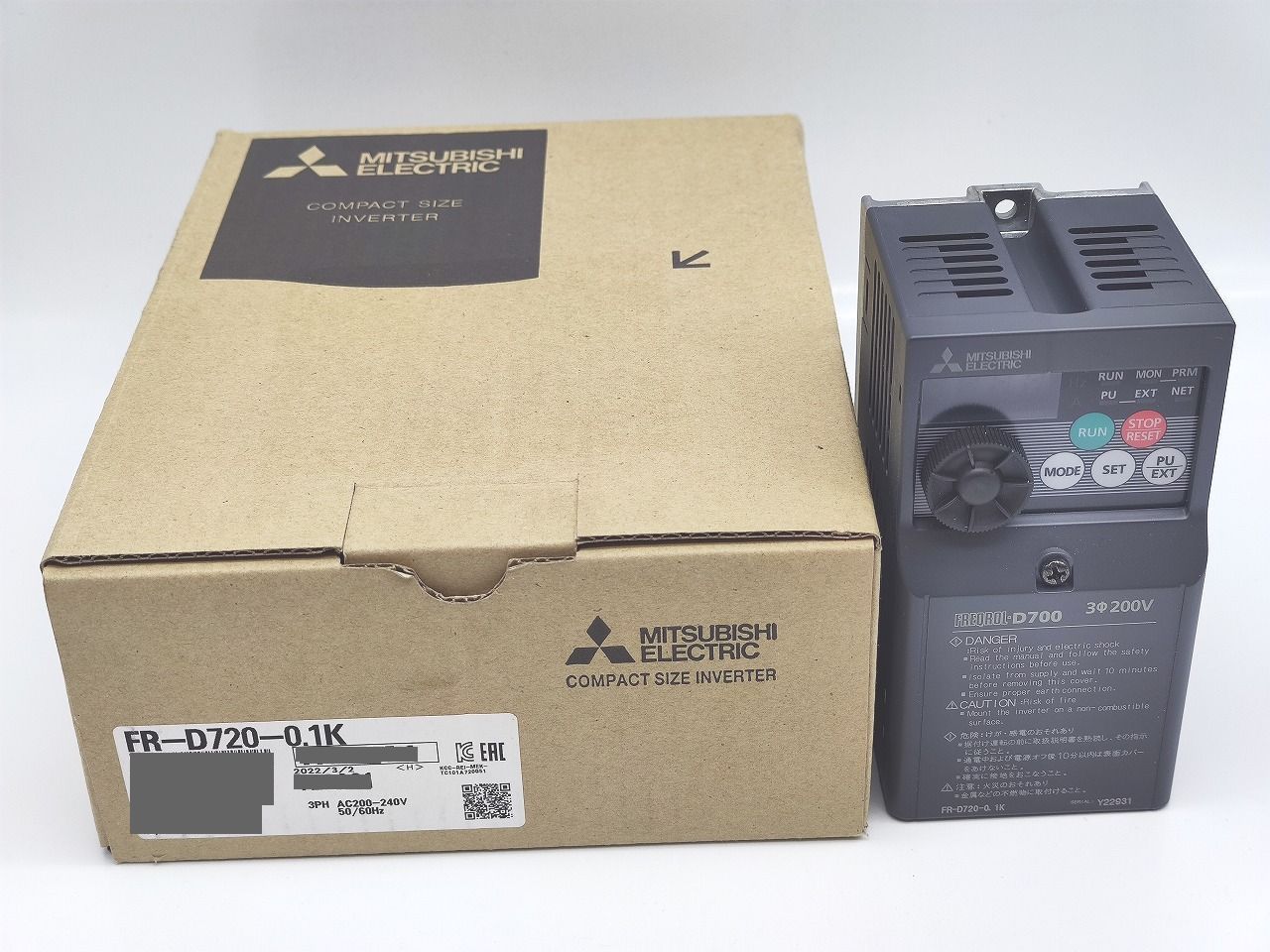 中古 三菱 MITSUBISHI FR-D720-0.1K