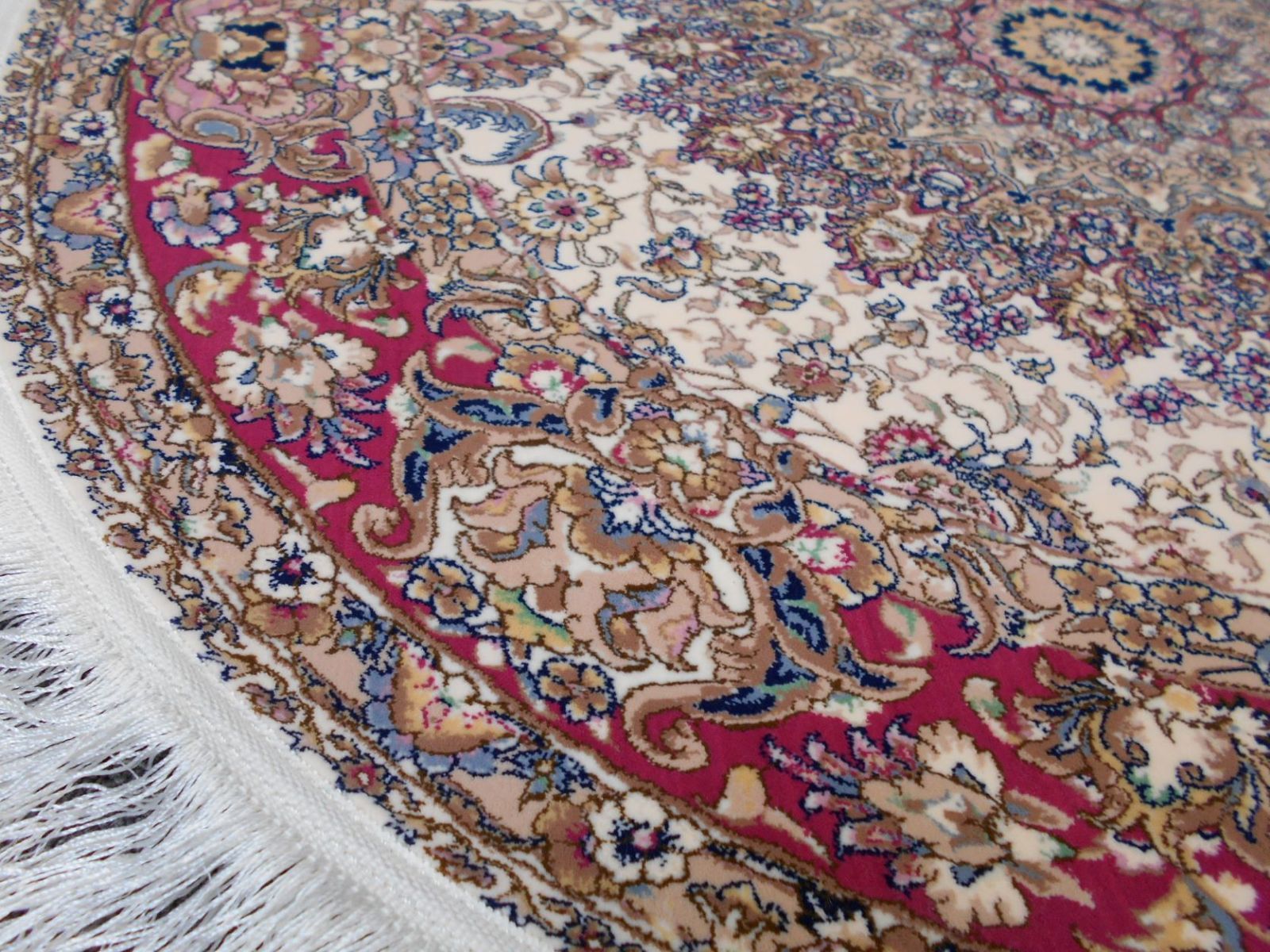 熱い販売 高品質 高密度 輝く 多色織絨毯 本場イラン産200×250cm