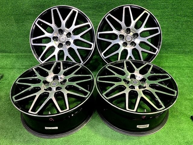 ピエトラ ｵﾃﾞｯｾｲ ホイール アルミ ブラックポリッシュ 18インチ 7J 5穴 4本 114.3 55