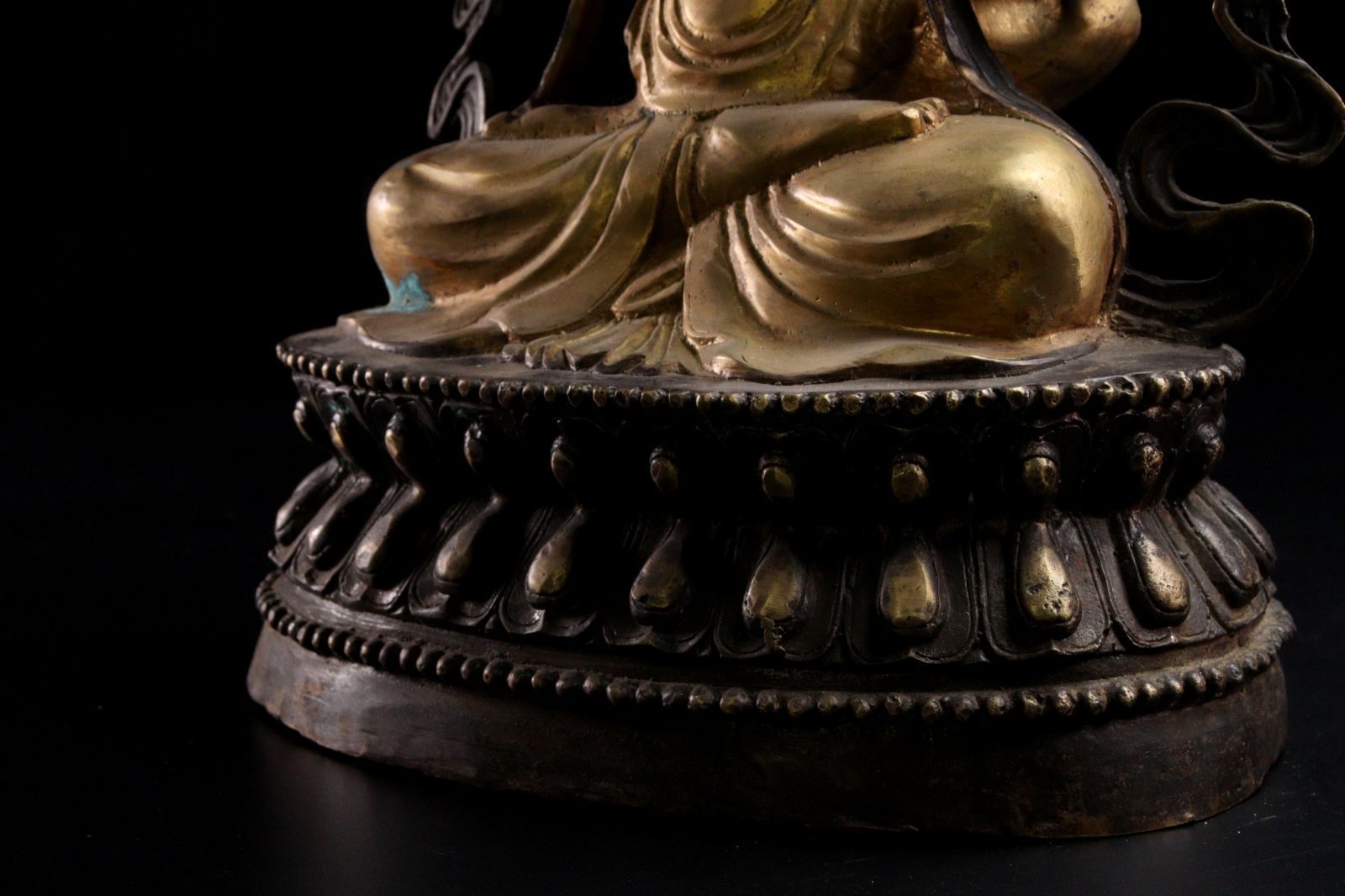 仏教美術 銅製 歓喜仏 37cm 6930g チベット仏教 仏像唐物骨董 楾