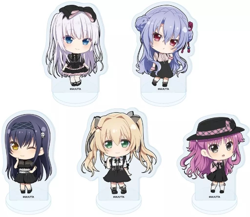 【新品】アクリルスタンド・アクリルパネル 【BOX】Summer Pockets アクリルぷちスタンド 01.ダークガーリーver.(ミニキャライラスト)