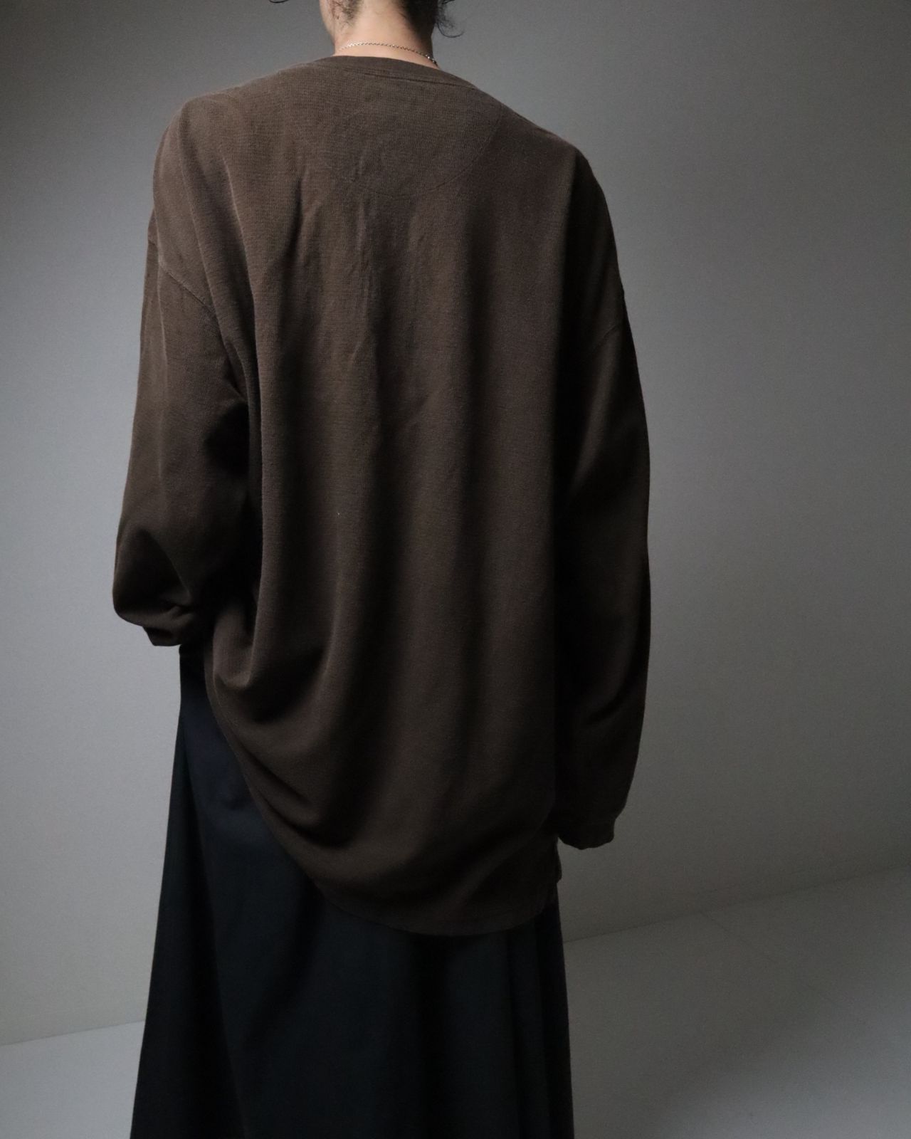 WTAPS JAM/LS/COTTON ボーダー ロンTパープル L W)taps（ロング ・ T