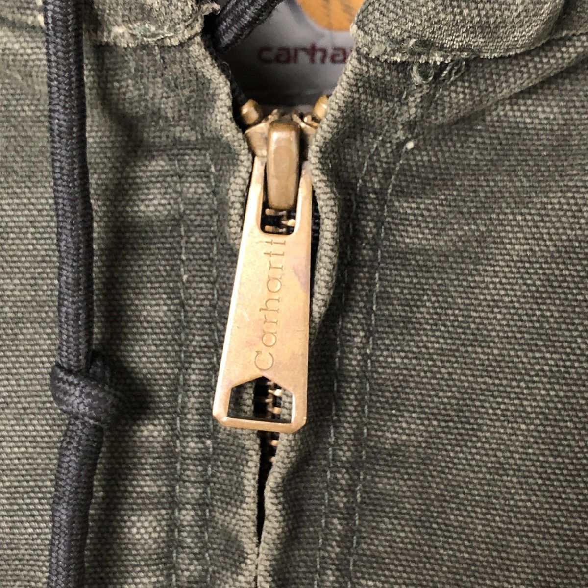 Carhartt アクティブジャケット【古着】 タグ付き未使用品 USA製 carhartt アクティブジャケット 黒 2XL