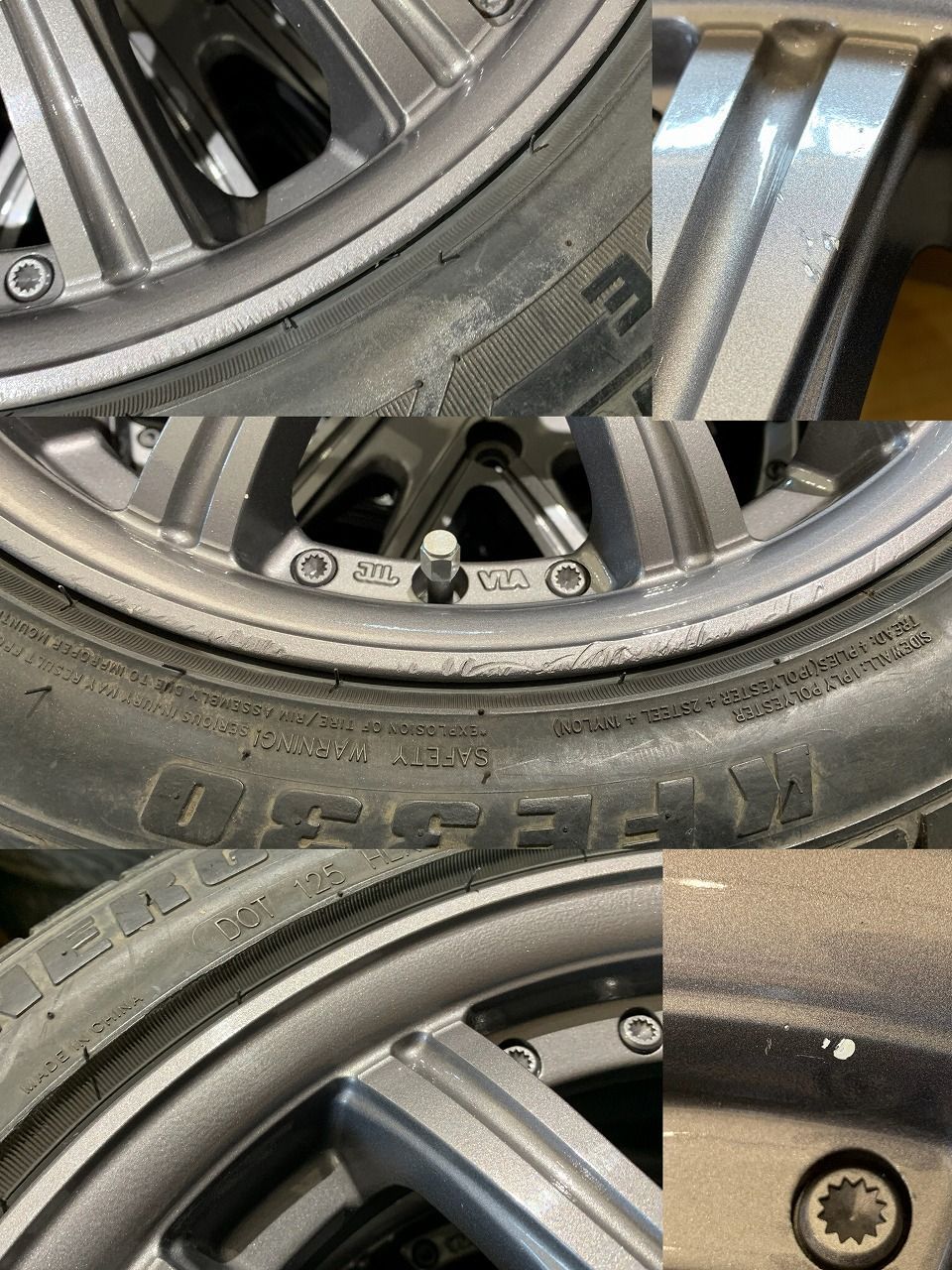 日本全国送料無料! 2509006 Warwic 15インチ 5J 45 PCD100 4H KF ENERGY 165|55R15 2020年 4.5mm 6mm 軽自動車 ワゴンR タント N-BOX スペーシア アルトワークス ムーヴ デイズ モコ ウェイク 等