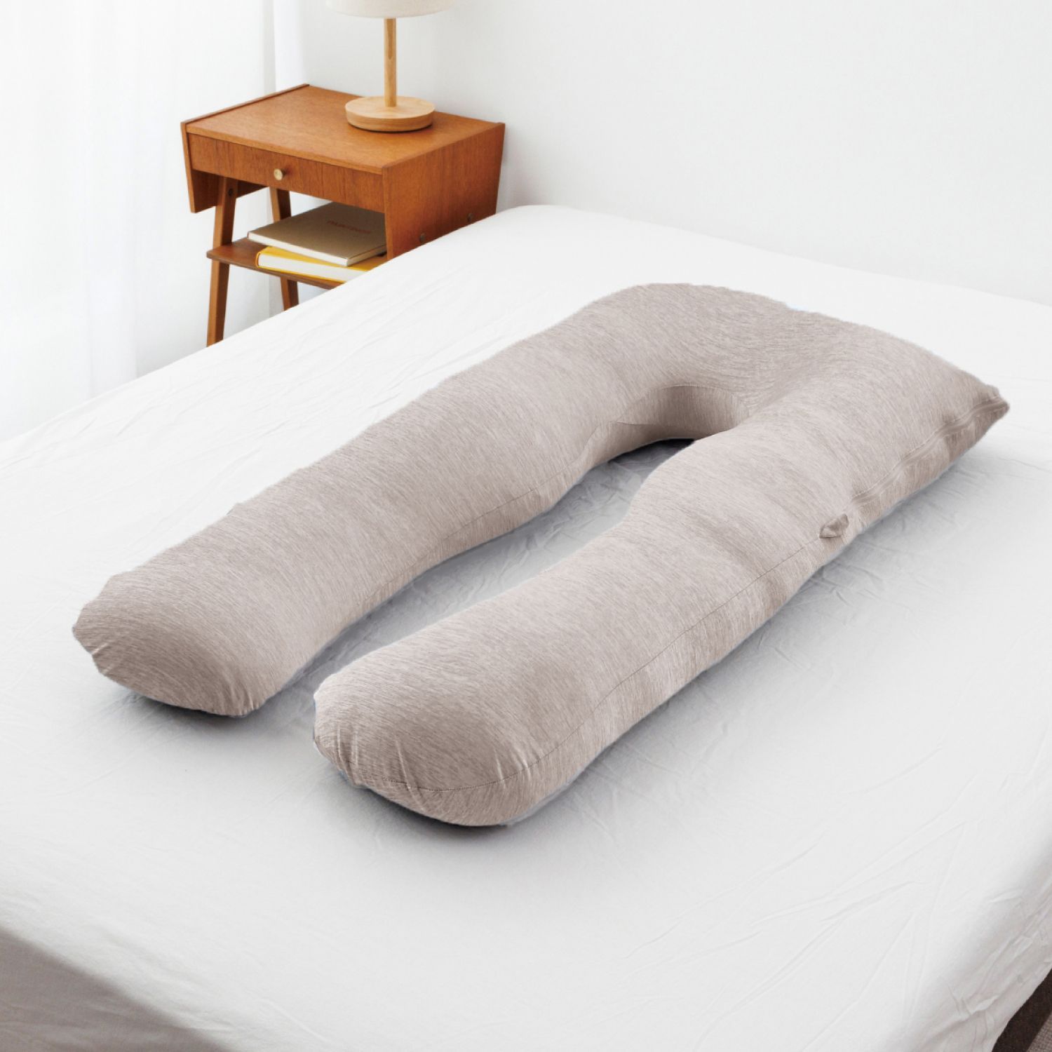 【新品】ハグモッチ エレガントブラウン 詰め替え綿付き 正規品】ハグモッチ@ 快眠 枕 抱き枕（エレガントブラウン） 補充綿付