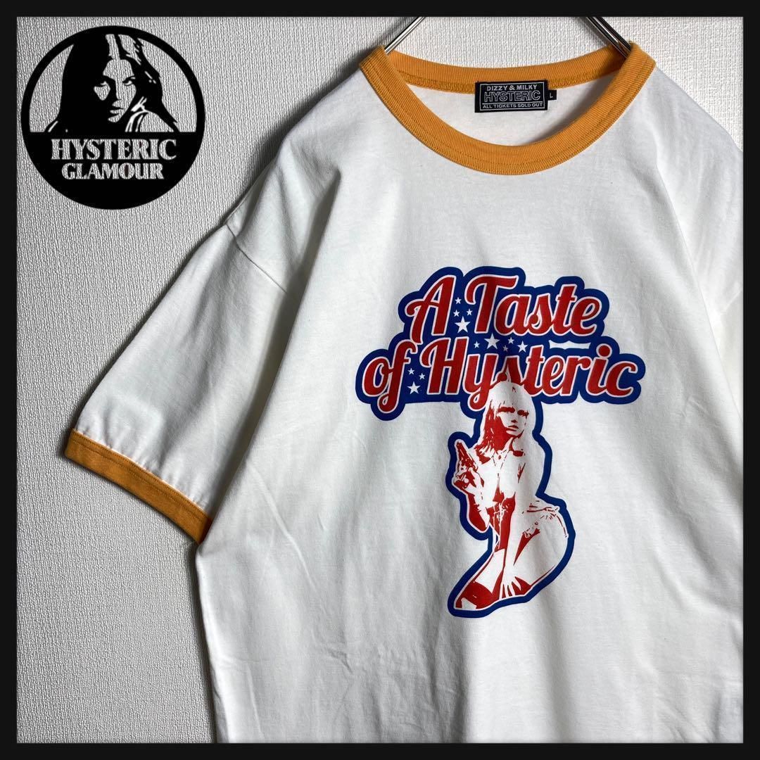 ★激レア★希少★　HYSTERIC GLAMOUR　ヒスガール　リンガーTシャツ HYSTERIC GLAMOUR ヒスガール リンガーTシャツ Lサイズ HYSTERIC