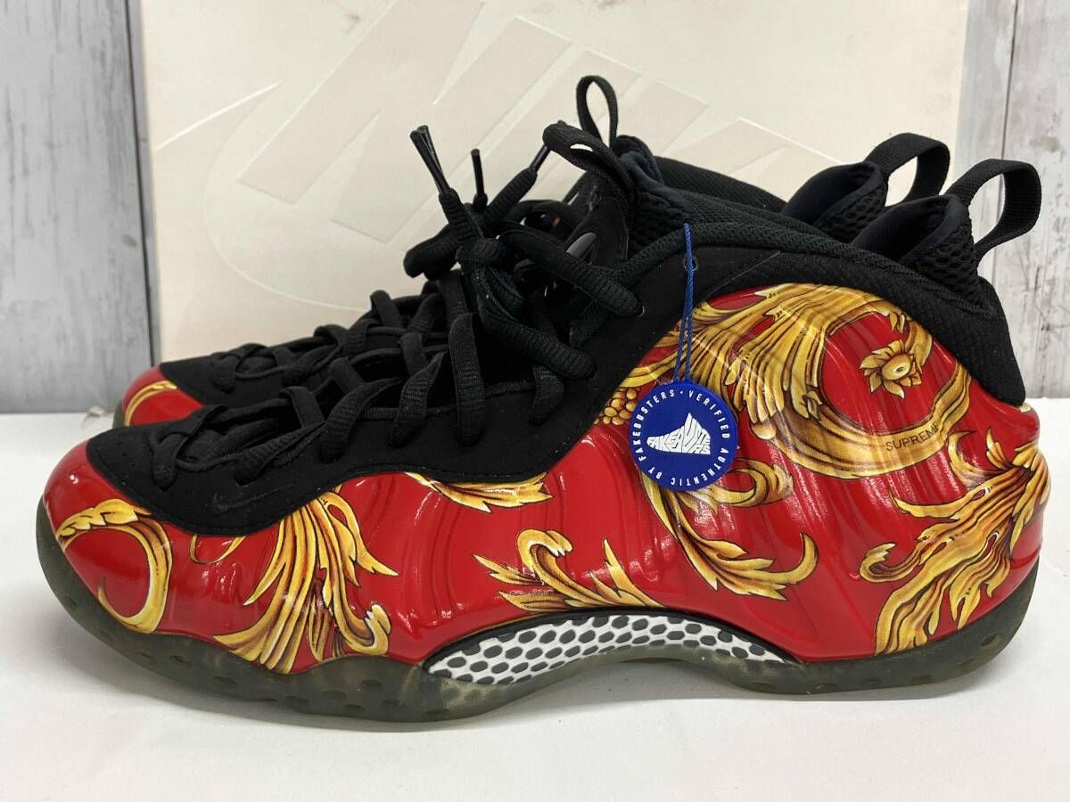 鑑定済み】NIKE AIR FOAMPOSITE 1 SUPREME SP スニーカー ナイキ エア 