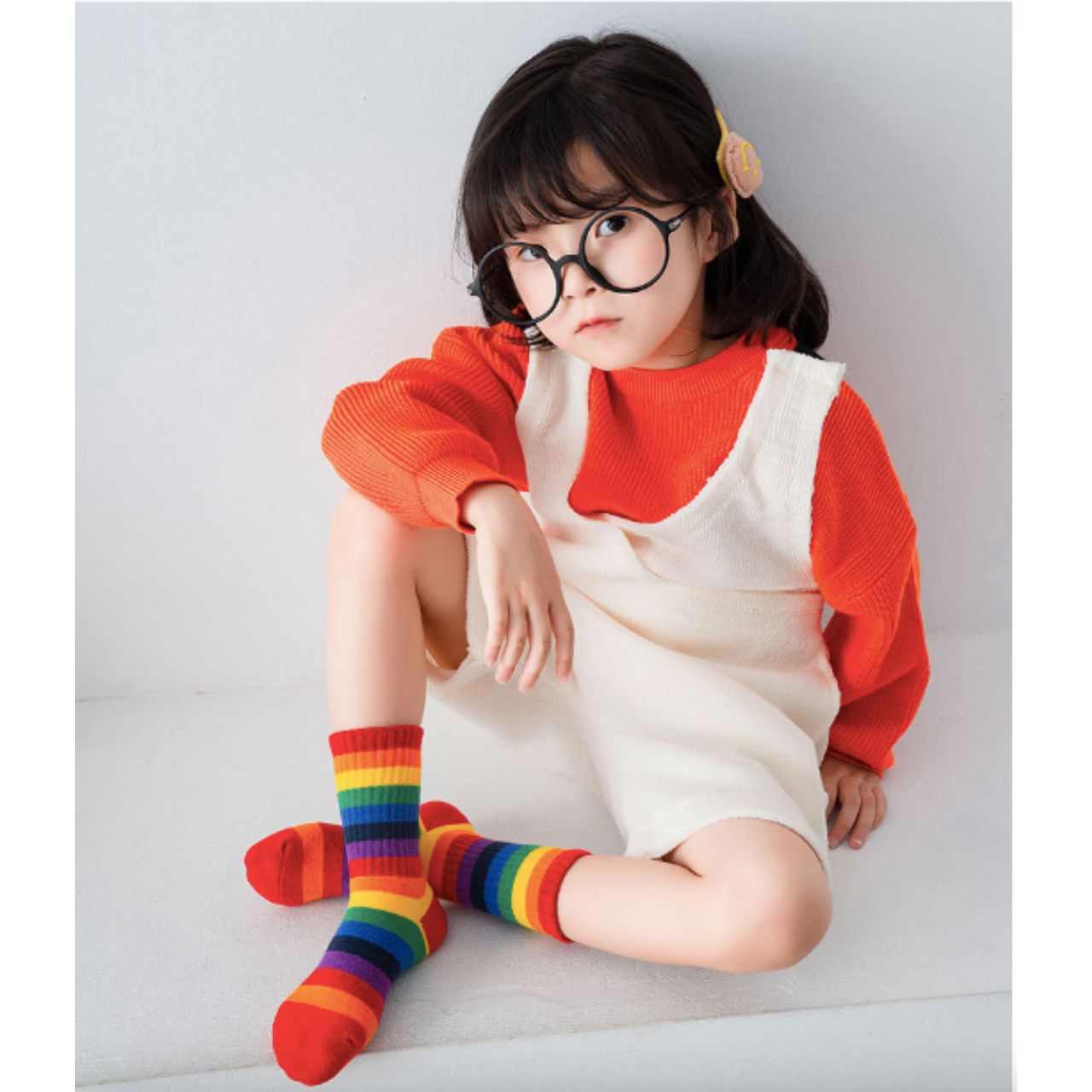 レインボーソックス 3足セット】11cm 12cm13cm 14cm 15cm 16cm
