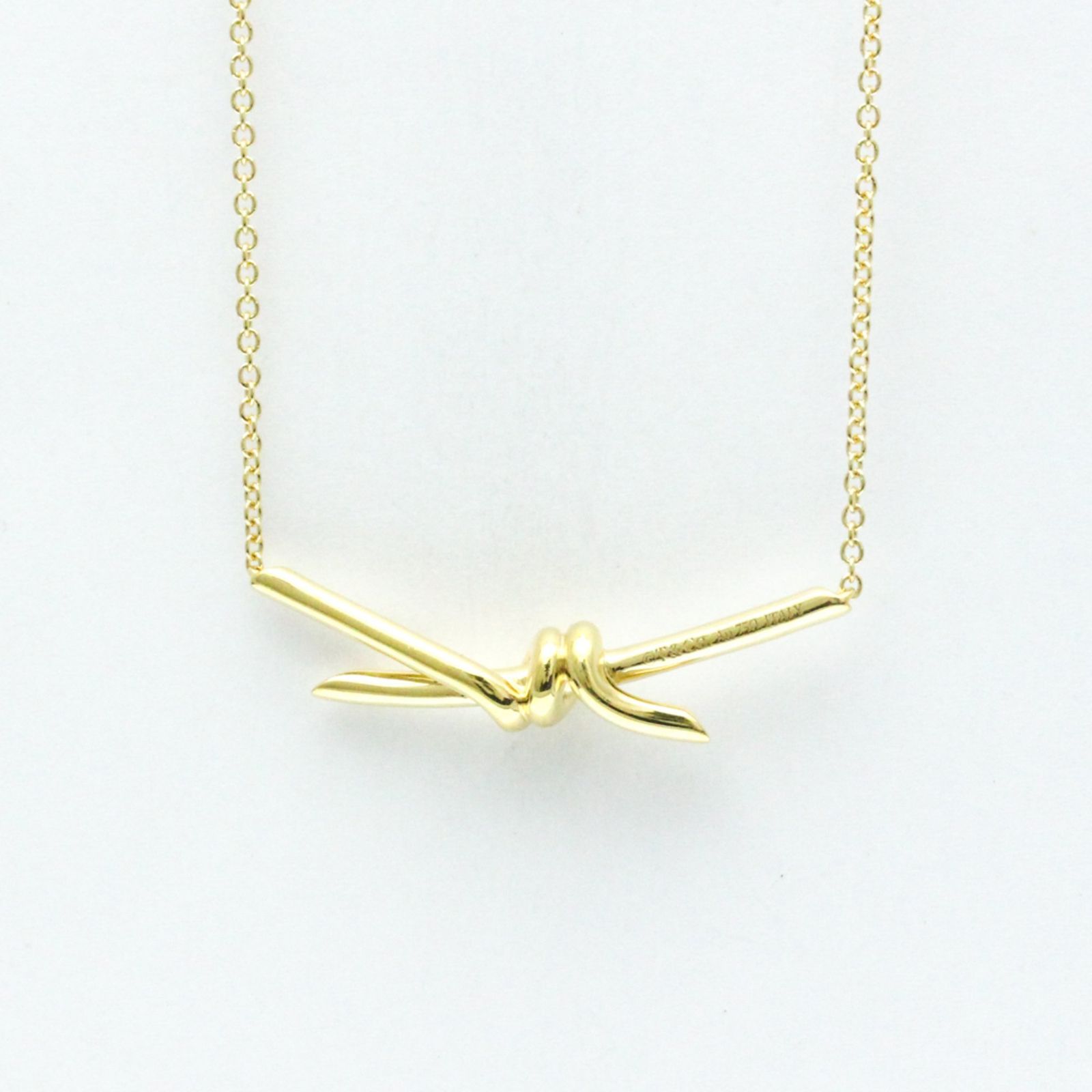 ティファニー(Tiffany) ノット K18イエローゴールド(K18YG) 無し