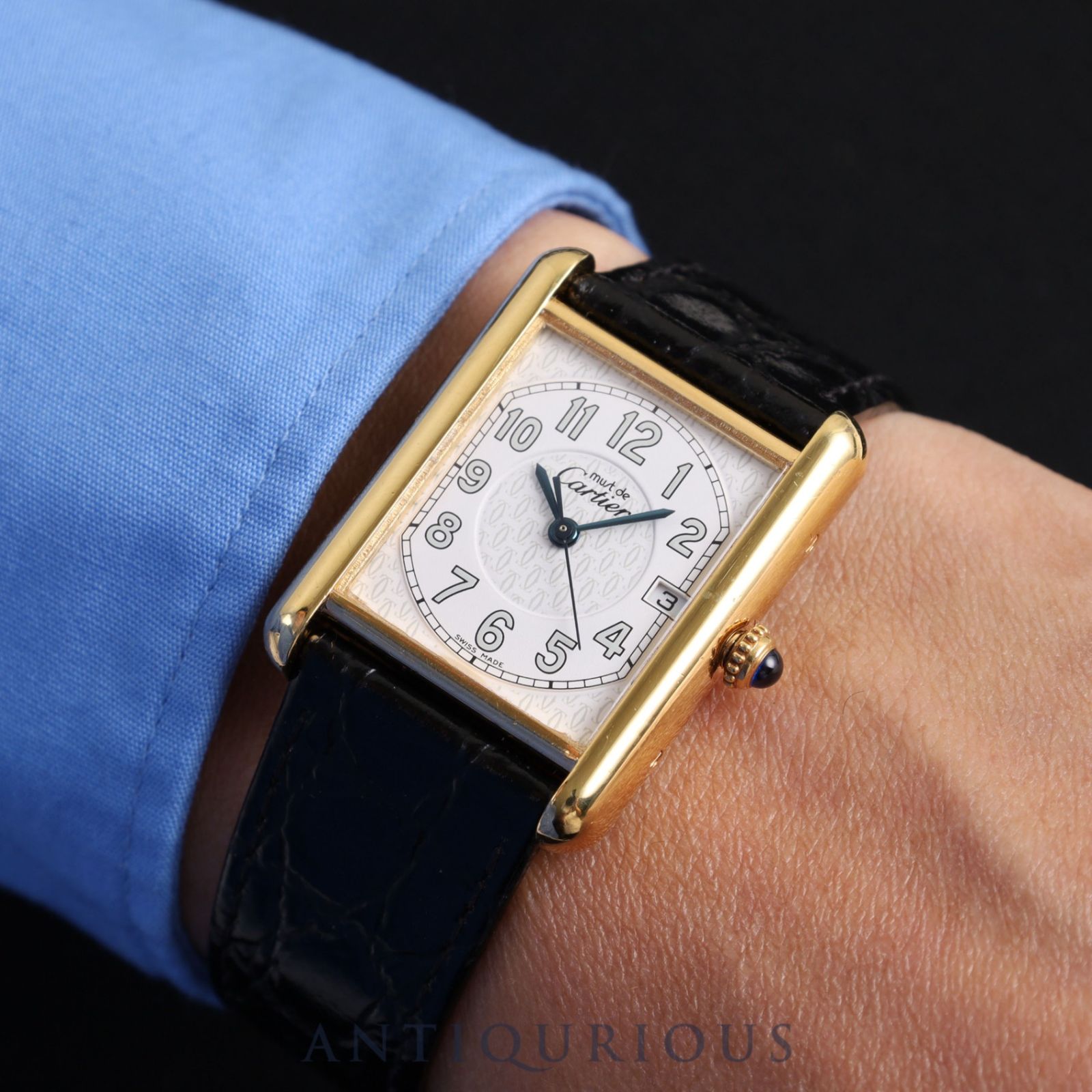 カルティエ マストタンク GM（XL） デイト W1013954 / 2413 クォーツ  