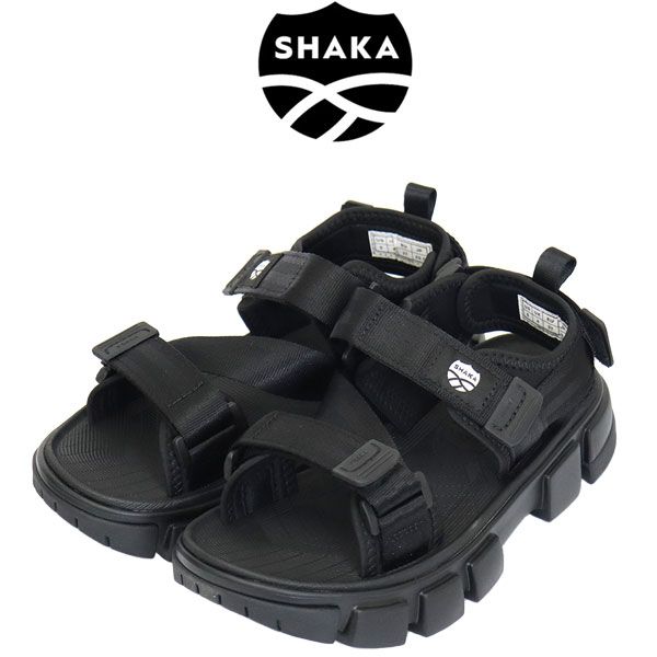 SHAKA シャカ SK-241 ZAMPER ザンパー SF ストラップ スポーツサンダル BLACK SK016 US5-約23.0cm