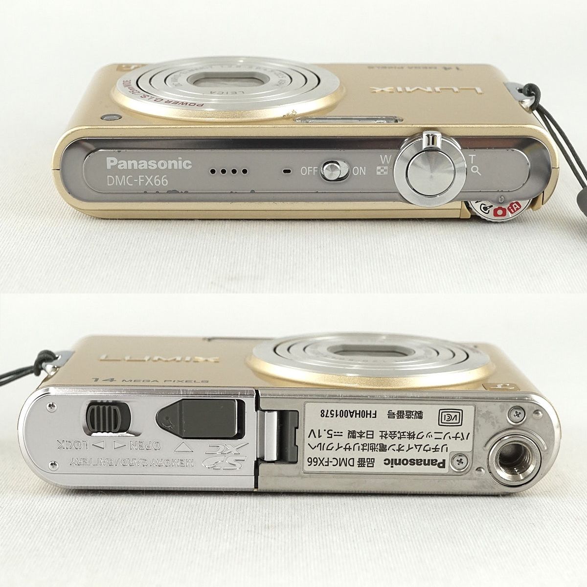 美品 Panasonic LUMIX DMC-FX66 デジカメ ライカ 25