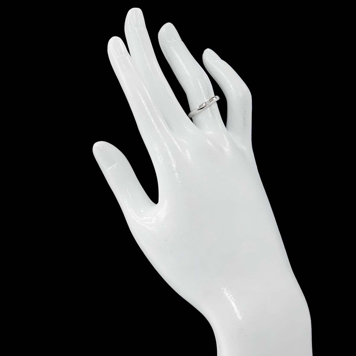 ティファニー TIFFANY&Co. スタッキング バンド 11号 リング ダイヤ 1P  