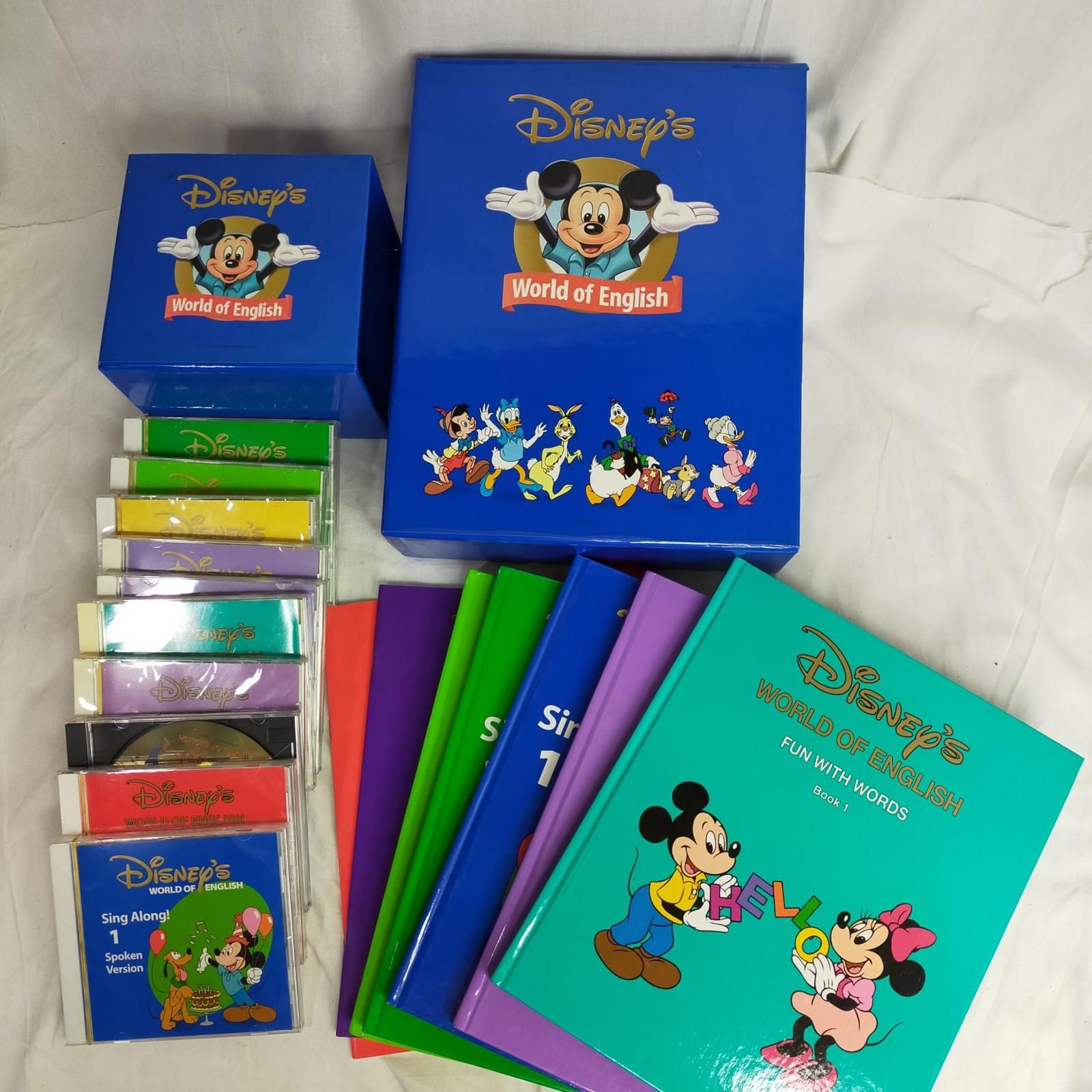 英語教育 Disney World of English 英語CD-