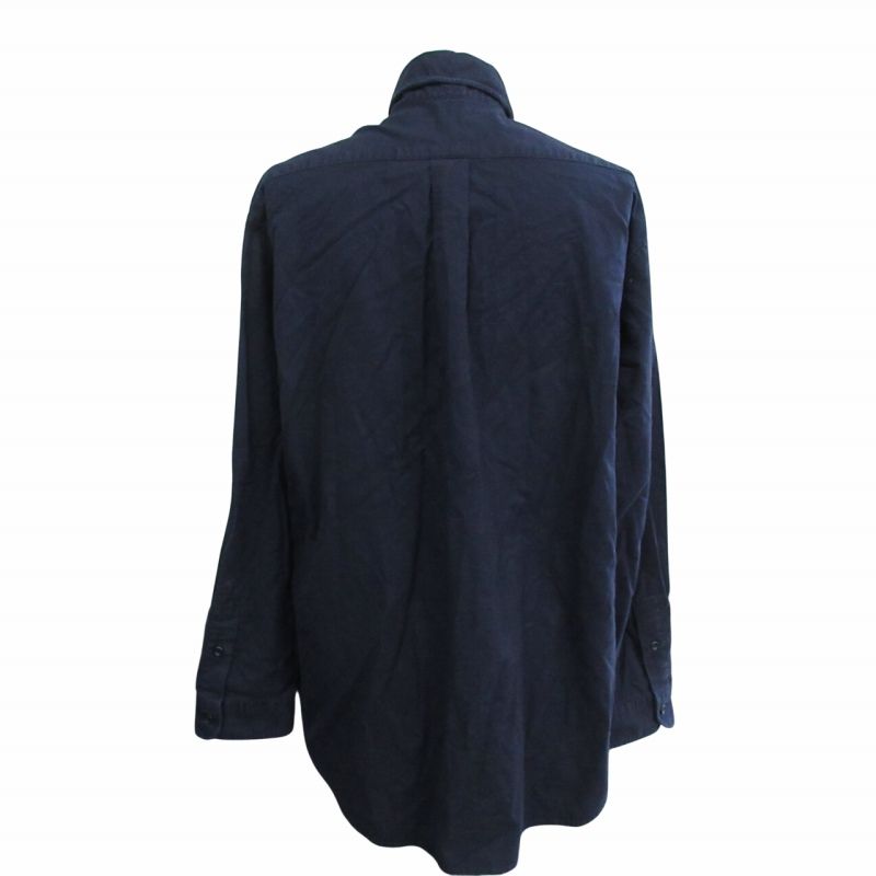 ミューズ ドゥーズィエム クラス MUSE  22SS OXFORD BD シャツ ボタンダウン 長袖 ブラウス 紺 ネイビー F フリーサイズ IBO70 ミューズ ドゥーズィエム クラス MUSE de Deuxieme Classe 22SS