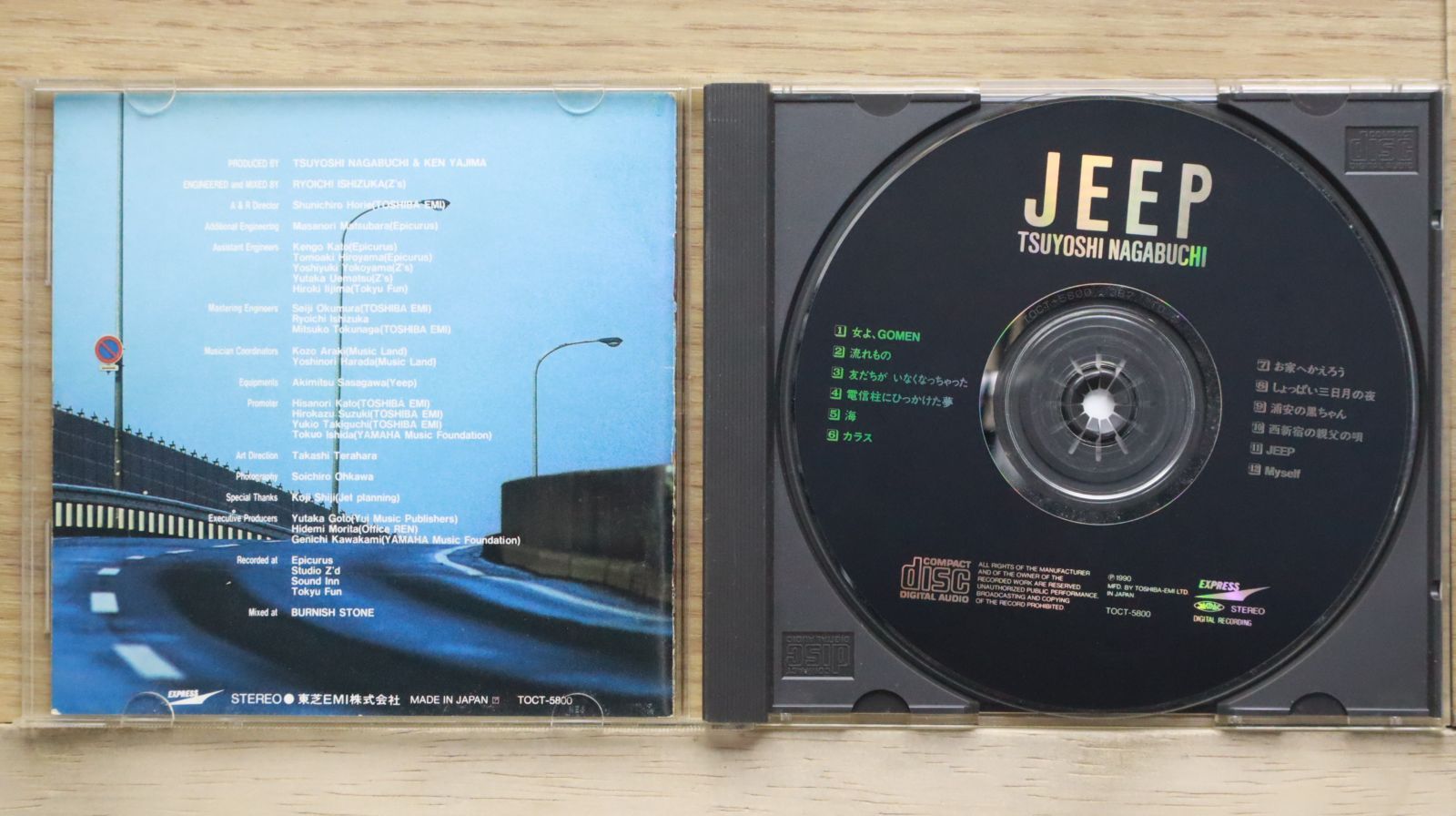国内盤CD☆長渕剛/Tsuyoshi Nagabuchi□ JEEP 【TOCT5800