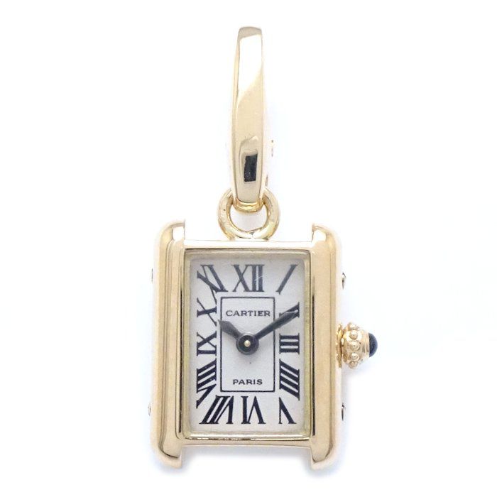 CARTIER カルティエ ウォッチ チャーム タンク ペンダントトップ