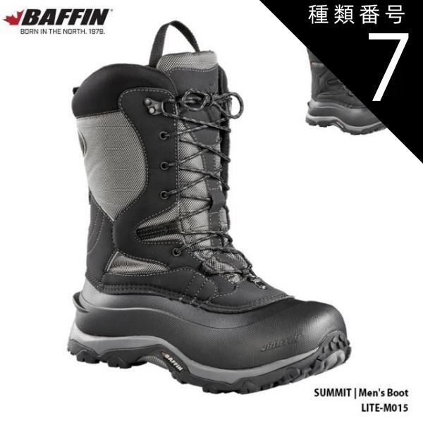 種類7：Black/31cm/13 スノーブーツ メンズ バフィン サミット BAFFIN SUMMIT LITE‐M015 black 防寒ブーツ ウィンターブーツ 日本正規品