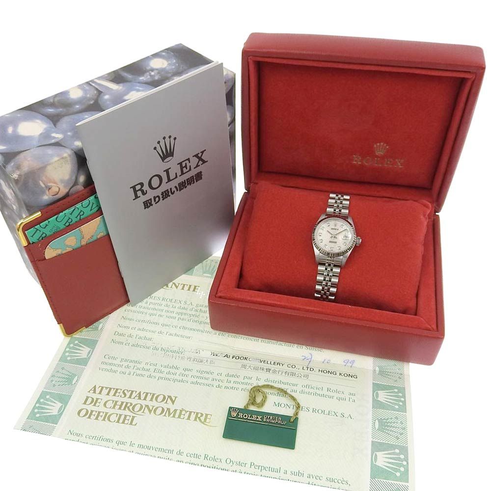 【本物保証】箱・保付 新品同様 ロレックス ROLEX デイトジャスト 腕時計 ホリコン コンピュータ文字盤 79174G A番 2024/01OH済 本物保証】箱・保付 新品同様 ロレックス ROLEX デイトジャスト 腕時計