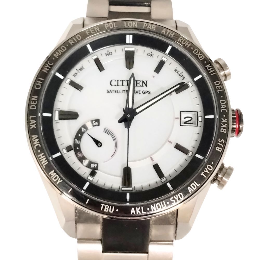 CITIZEN シチズン F150-T025811 アテッサ エコドライブ GPS 衛星電波時計 腕時計 正規品 | C798