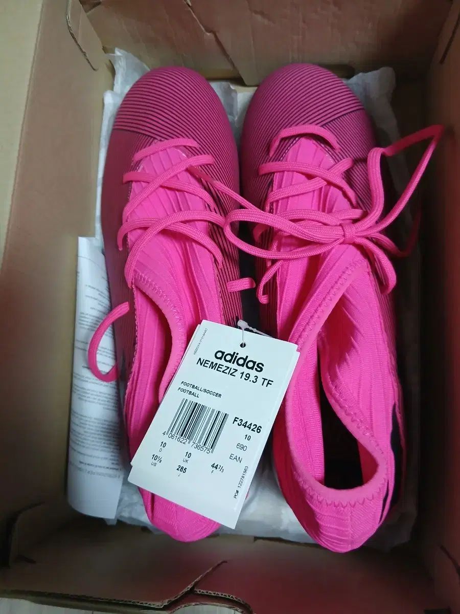 アディダス ネメシス 19 3 TF ピンク サッカーシューズ