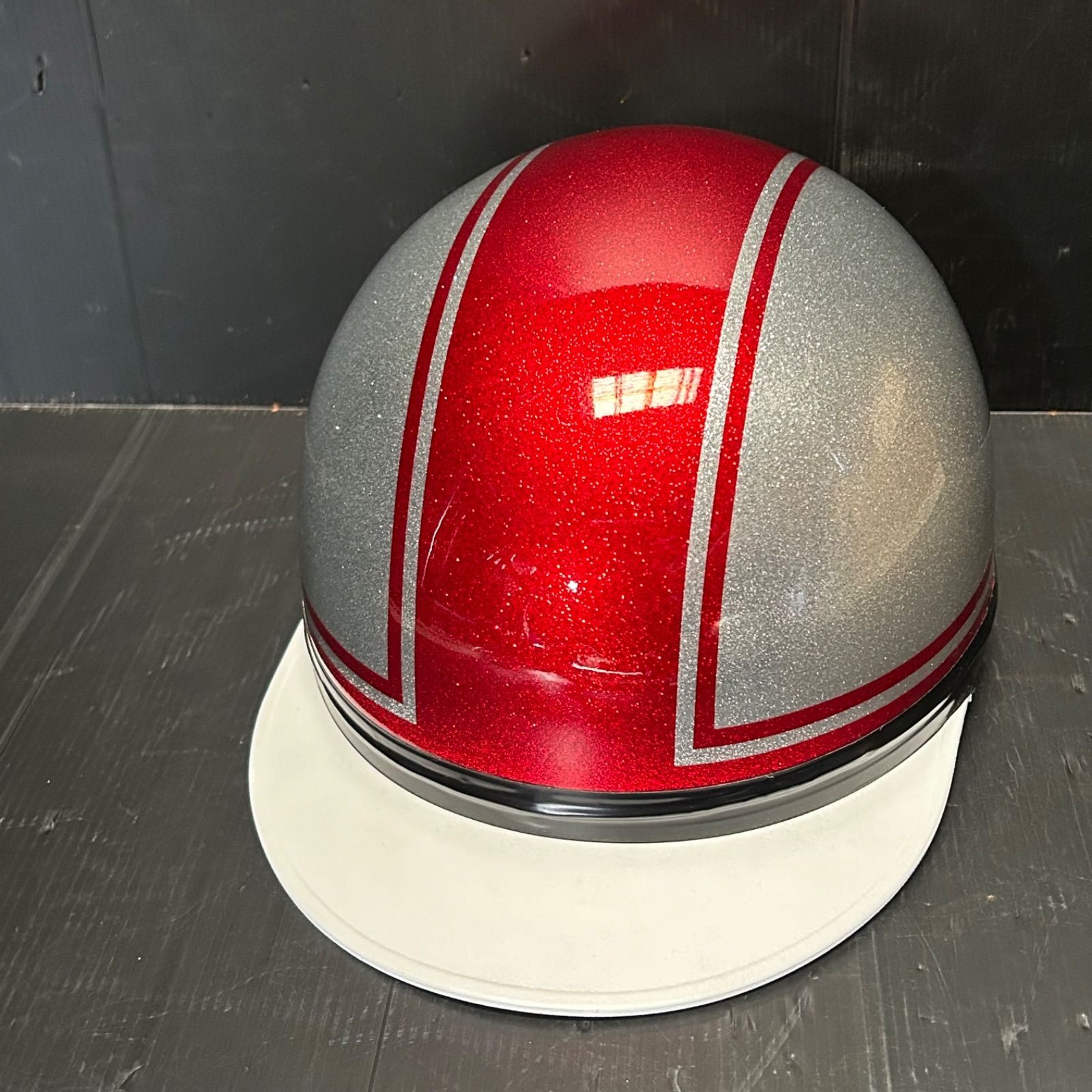 カスタムコルク半キャップ 天空日華流 シルバー レッド 新品