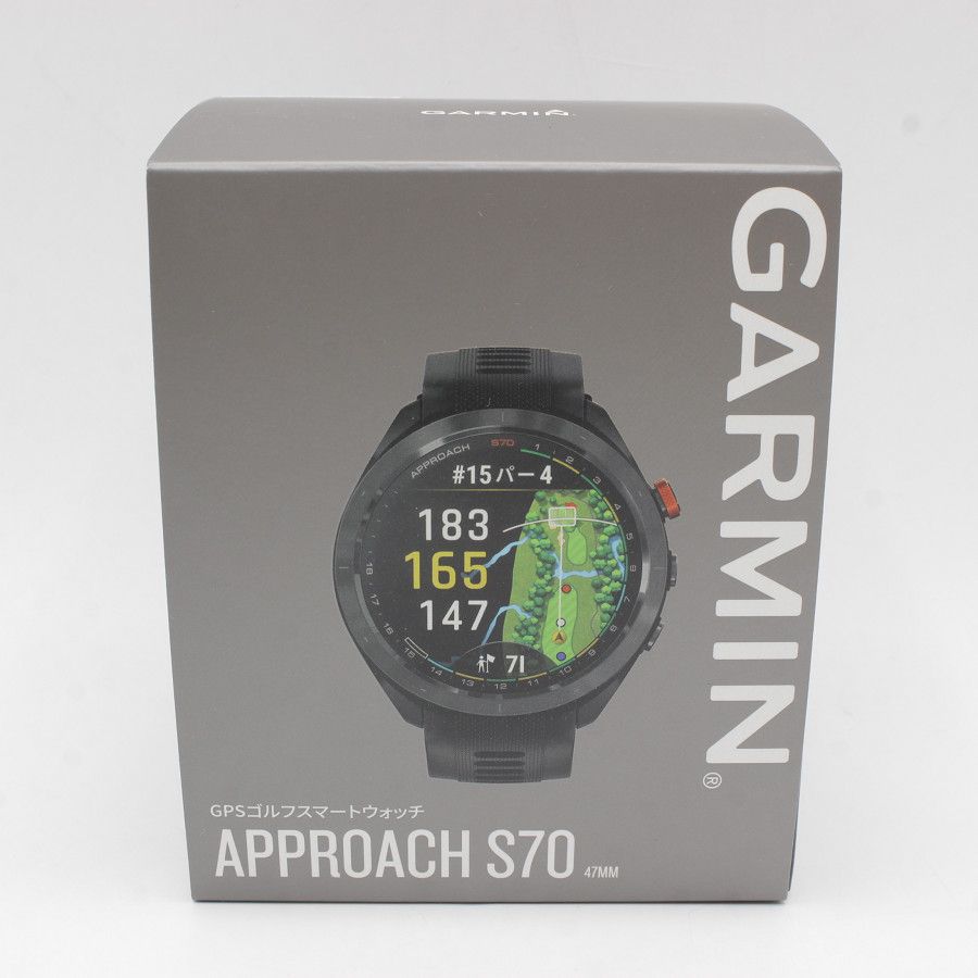 新品 黒 47mm ガーミン アプローチ S70 Garmin-