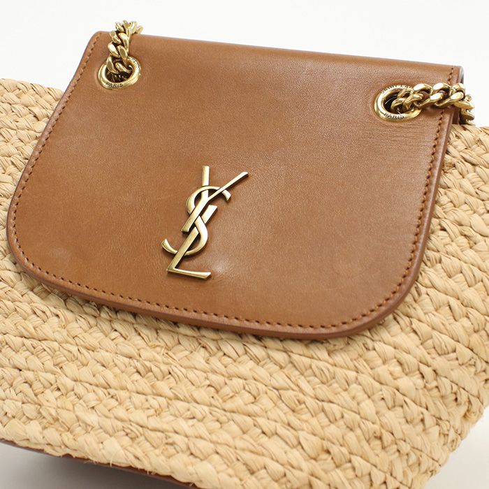 【つくね】サンローランマノンMINIラフィア2wayかごバッグ mini Manon in raffia | Saint Laurent | YSL US